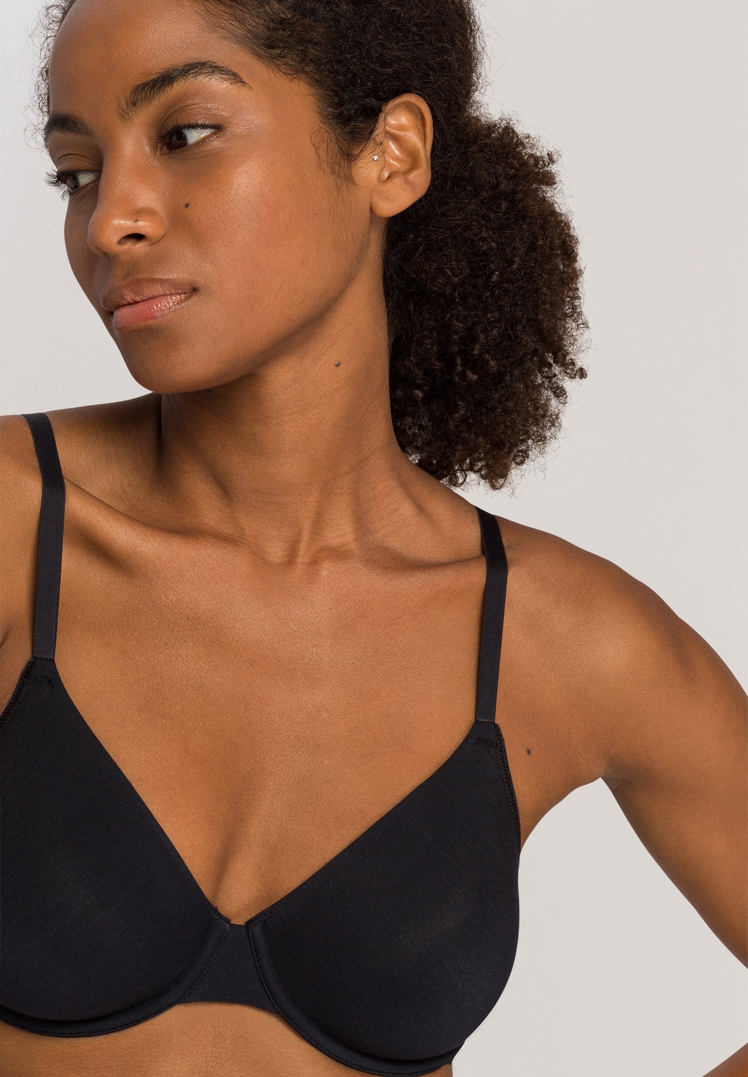 Cotton Sensation U/wire Bra | black 071363-070019 - Image 6