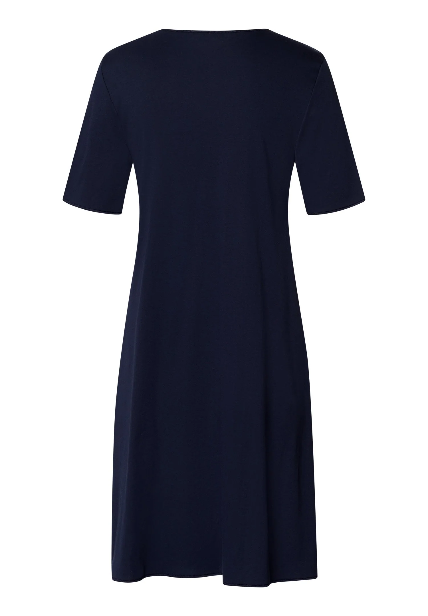 Cotton Silk S/SLV Nightdress 90cm | deep navy 074814-071610 - Image 3