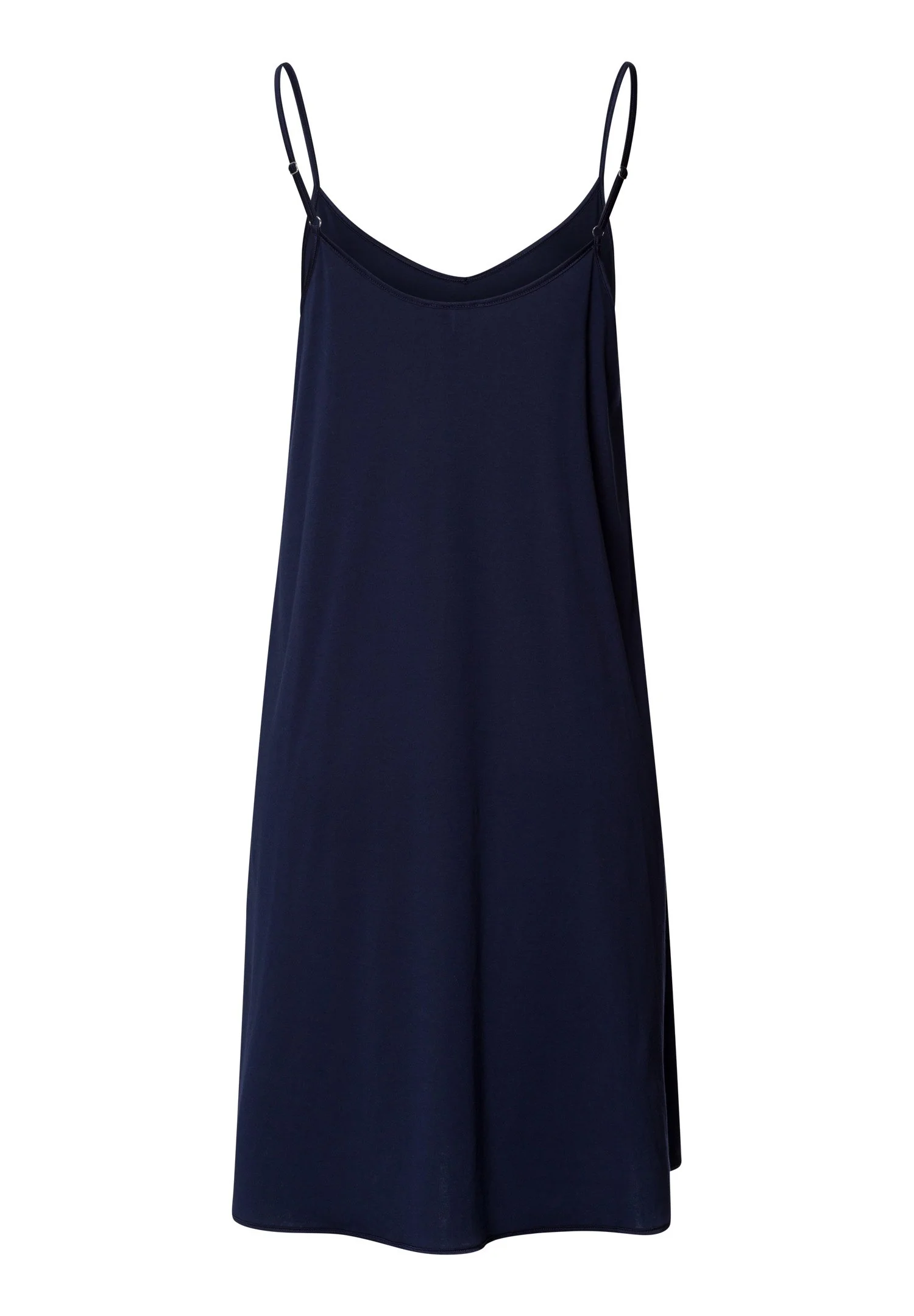 Cotton Silk Spaghetti Dress 95cm | deep navy 074813-071610 - Image 3