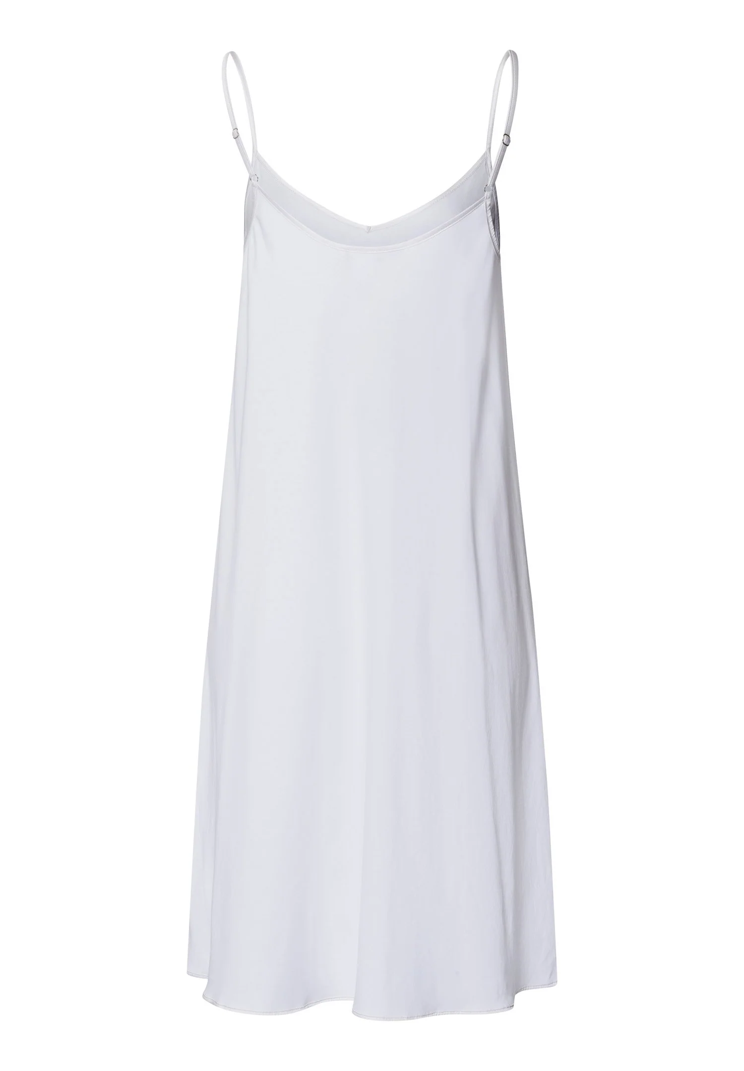 Cotton Silk Spaghetti Dress 95cm | white 074813-070101 - Image 3