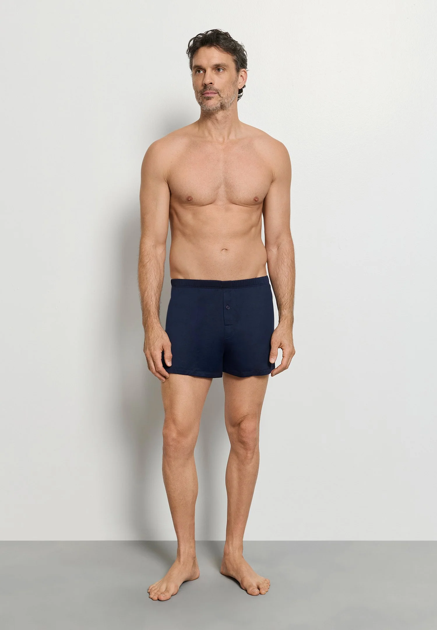 Cotton Sporty Boxers | deep navy 073505-071610 - Image 5