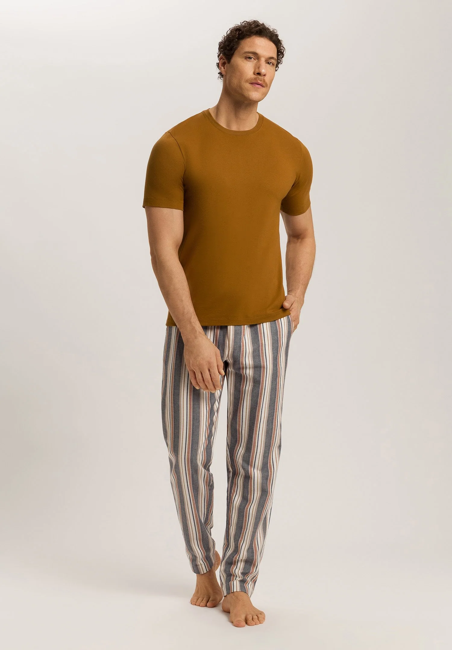 Cozy Comfort Long Pants | redwood stripe 075723-073043 - Image 5