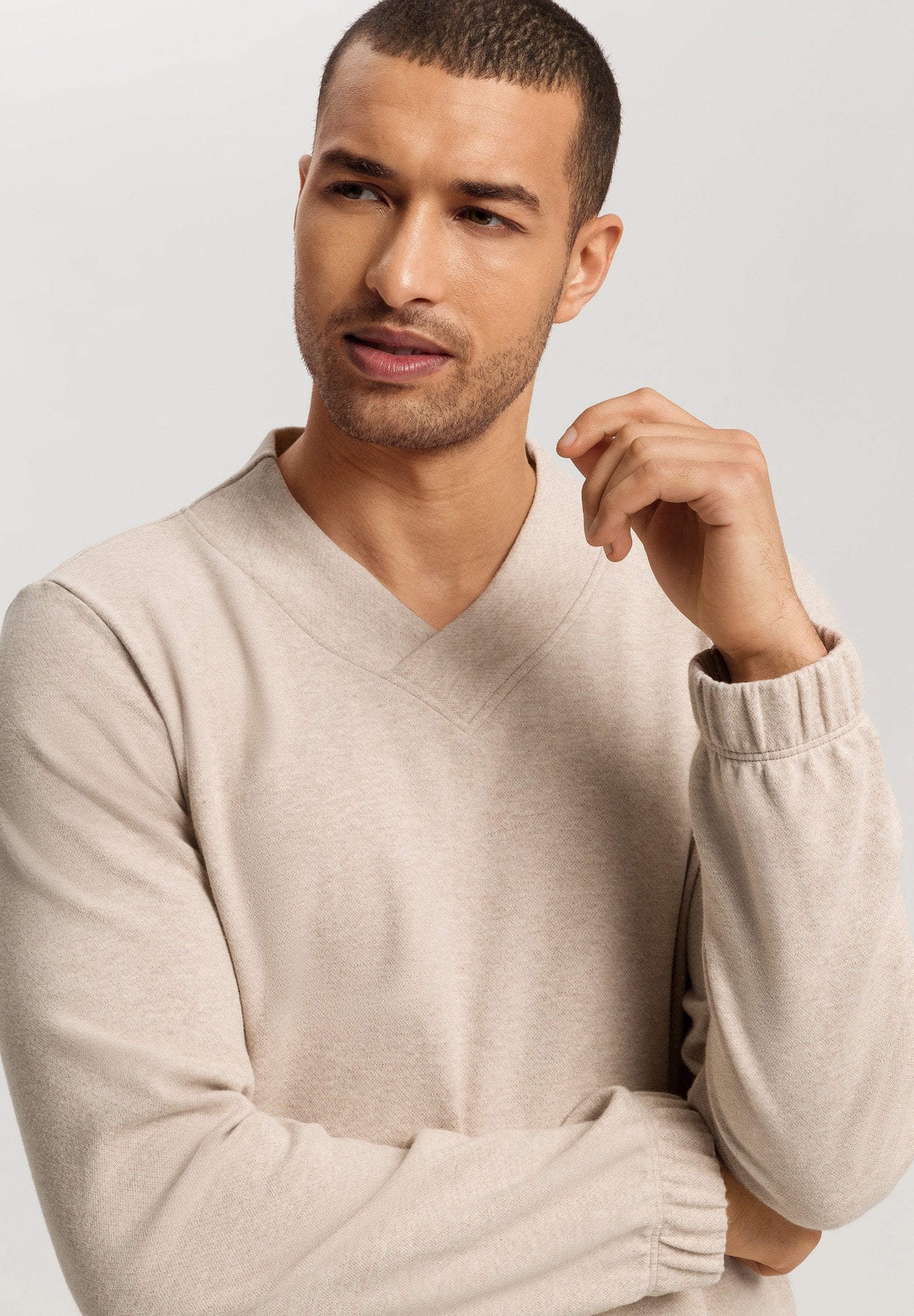 Cozy Living Pullover | camel melange 075830-072895 - Image 6