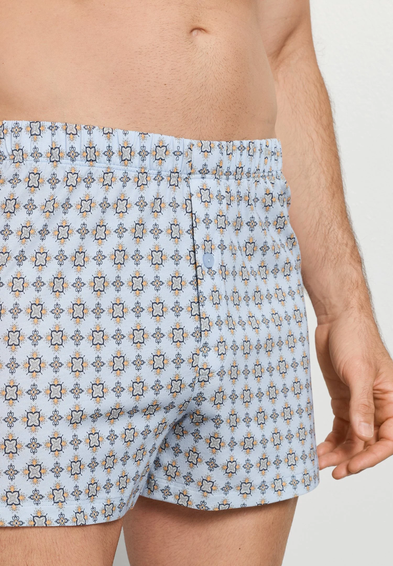 Fancy Jersey Boxers | pumpkin ornaments 073291-073105 - Image 6