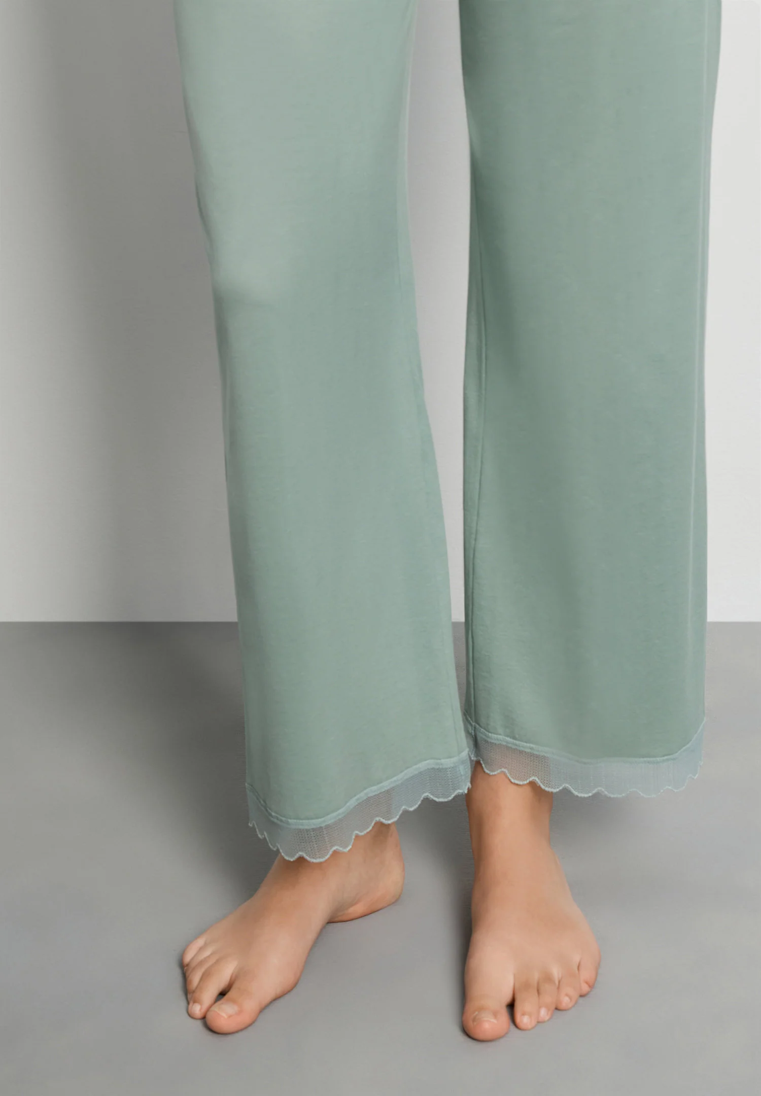 Inaya L/SLV Pyjama Crop Pants | dark seafoam 074739-072733 - Image 5