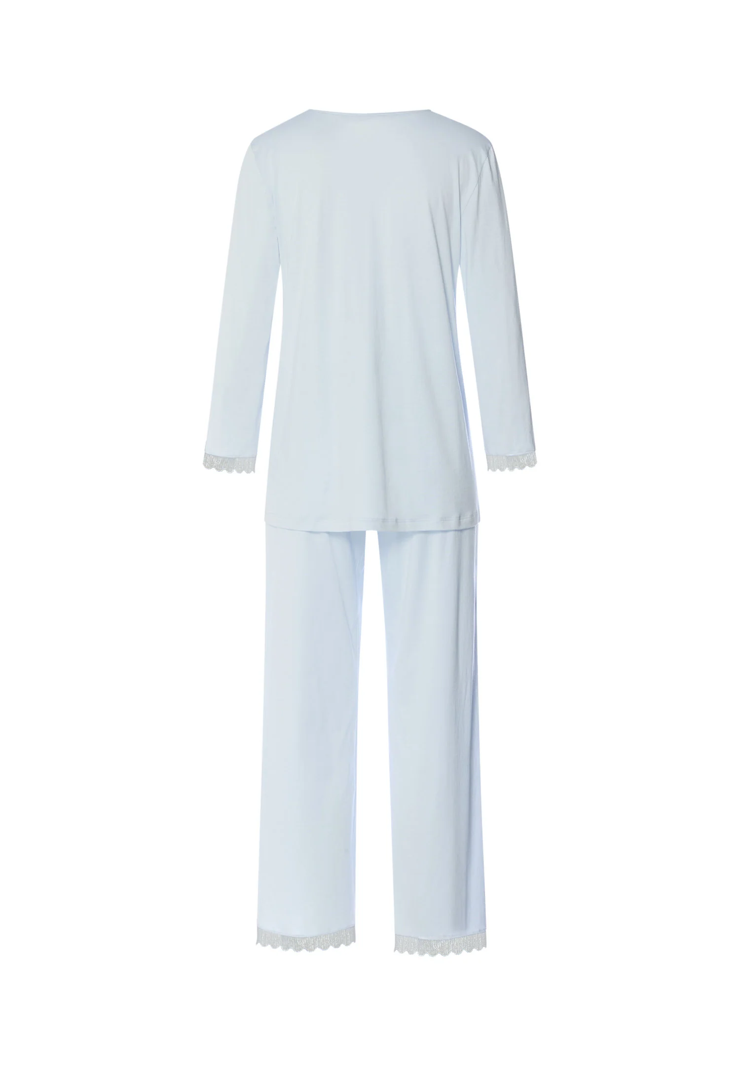 Inaya L/SLV Pyjama Crop Pants | watery blue 074739-072244 - Image 3