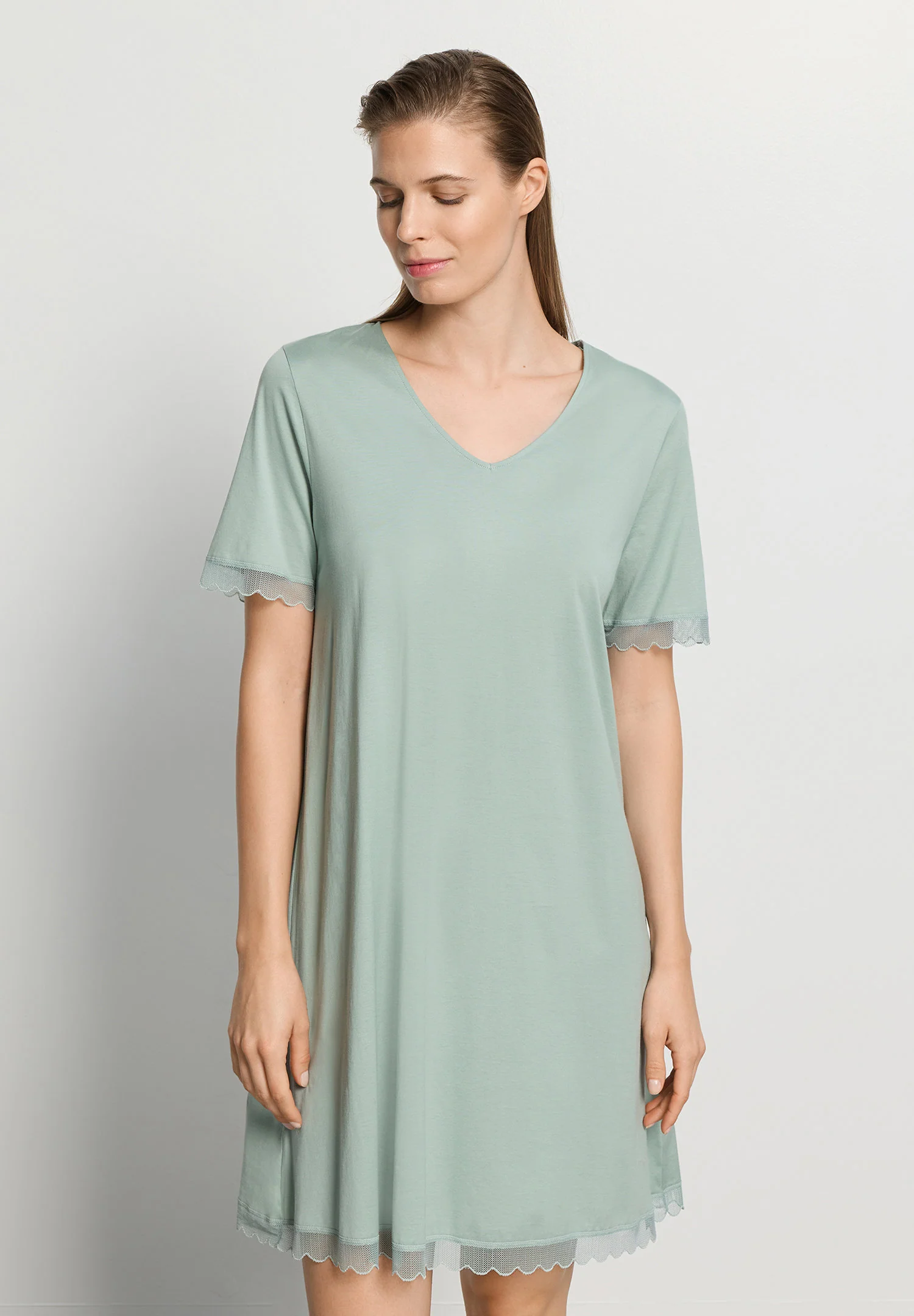 Inaya S/SLV Nightdress 90cm | dark seafoam 074736-072733 - Image 2