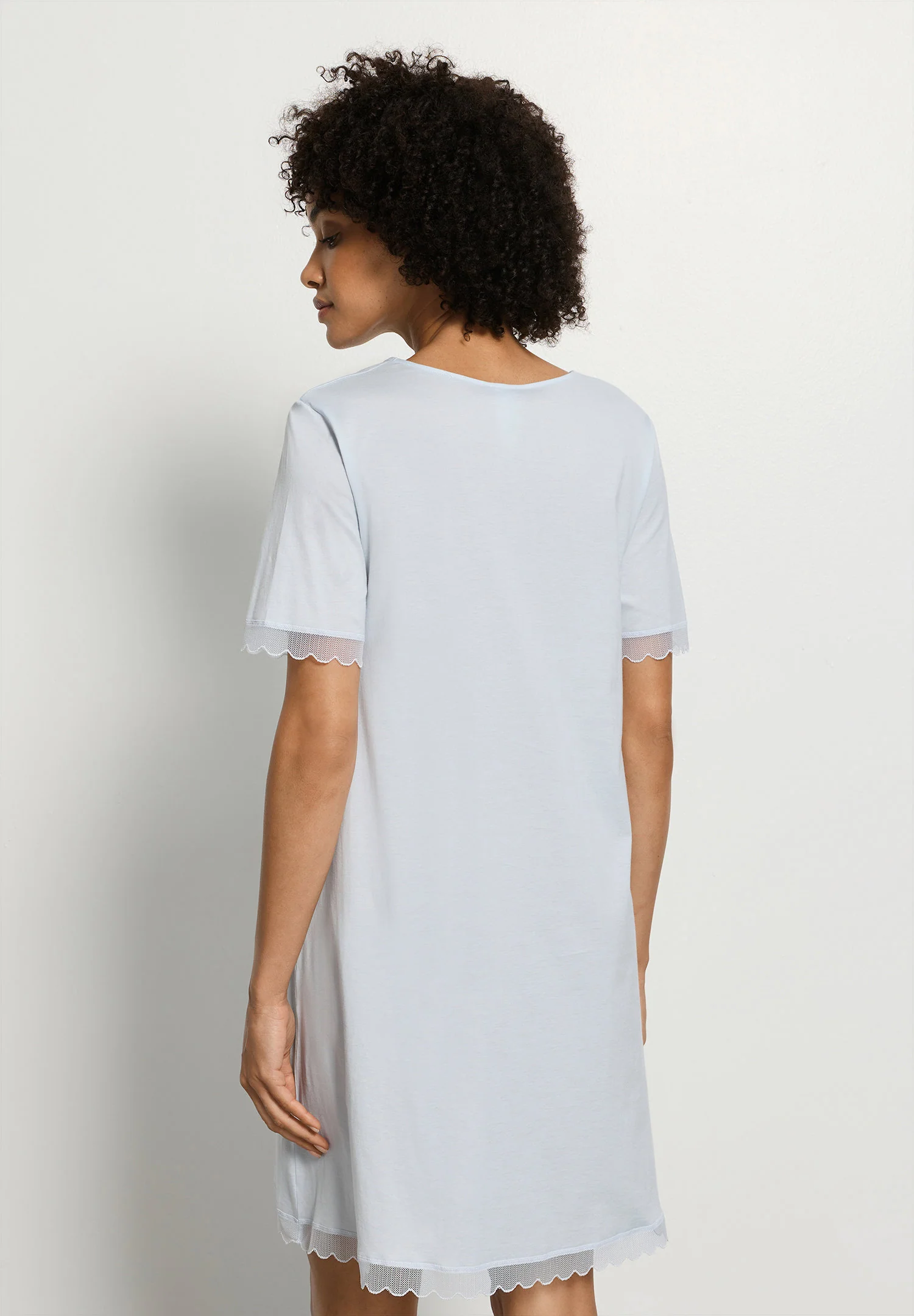 Inaya S/SLV Nightdress 90cm | watery blue 074736-072244 - Image 4
