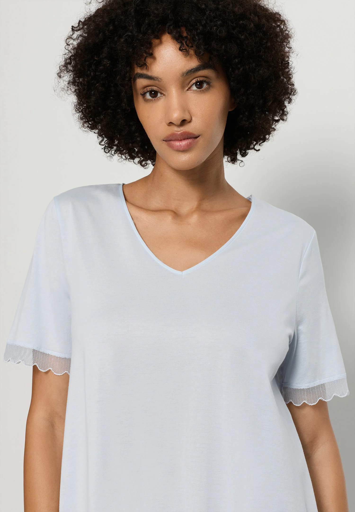 Inaya S/SLV Nightdress 90cm | watery blue 074736-072244 - Image 6