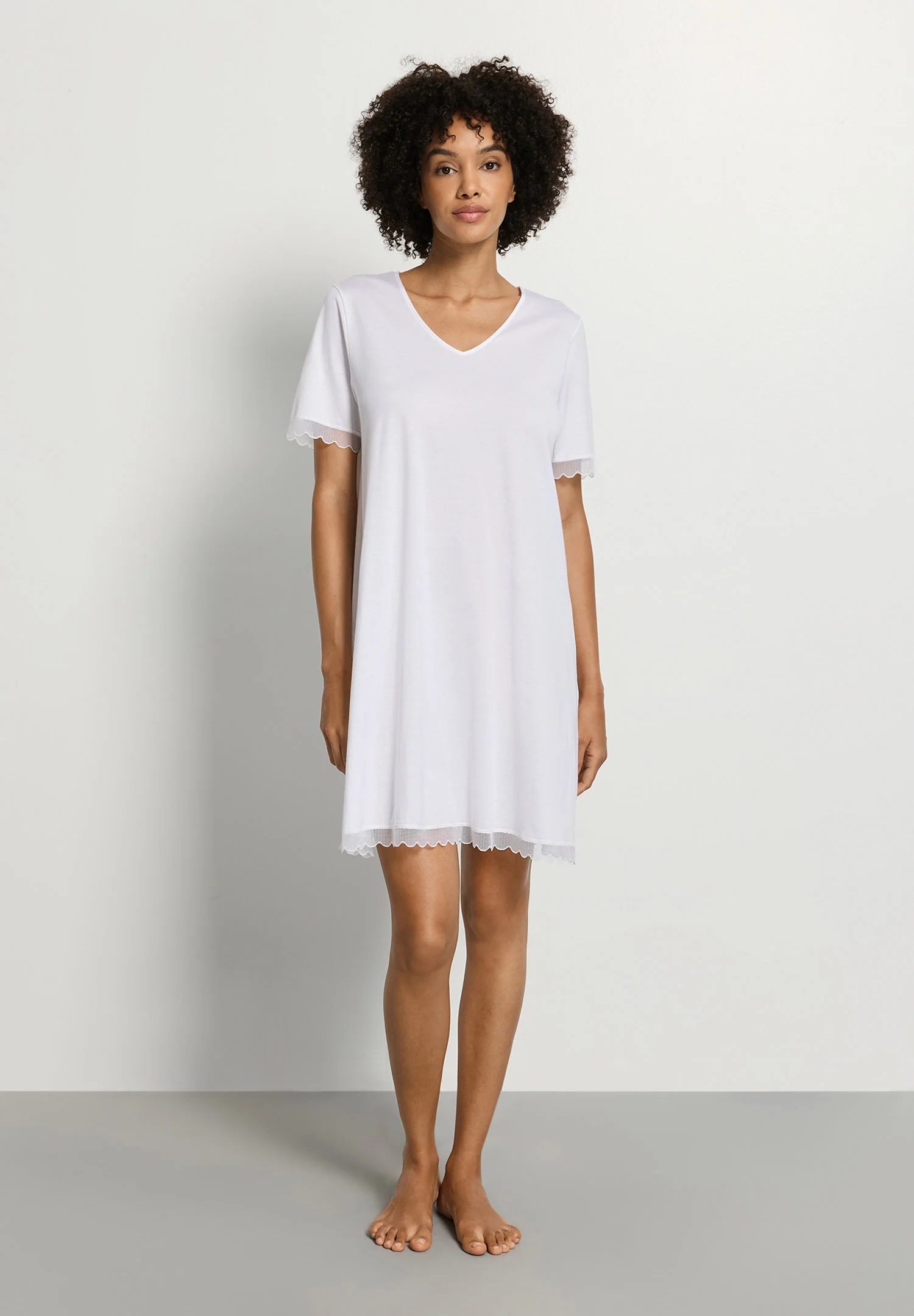 Inaya S/SLV Nightdress 90cm | white 074736-070101 - Image 5