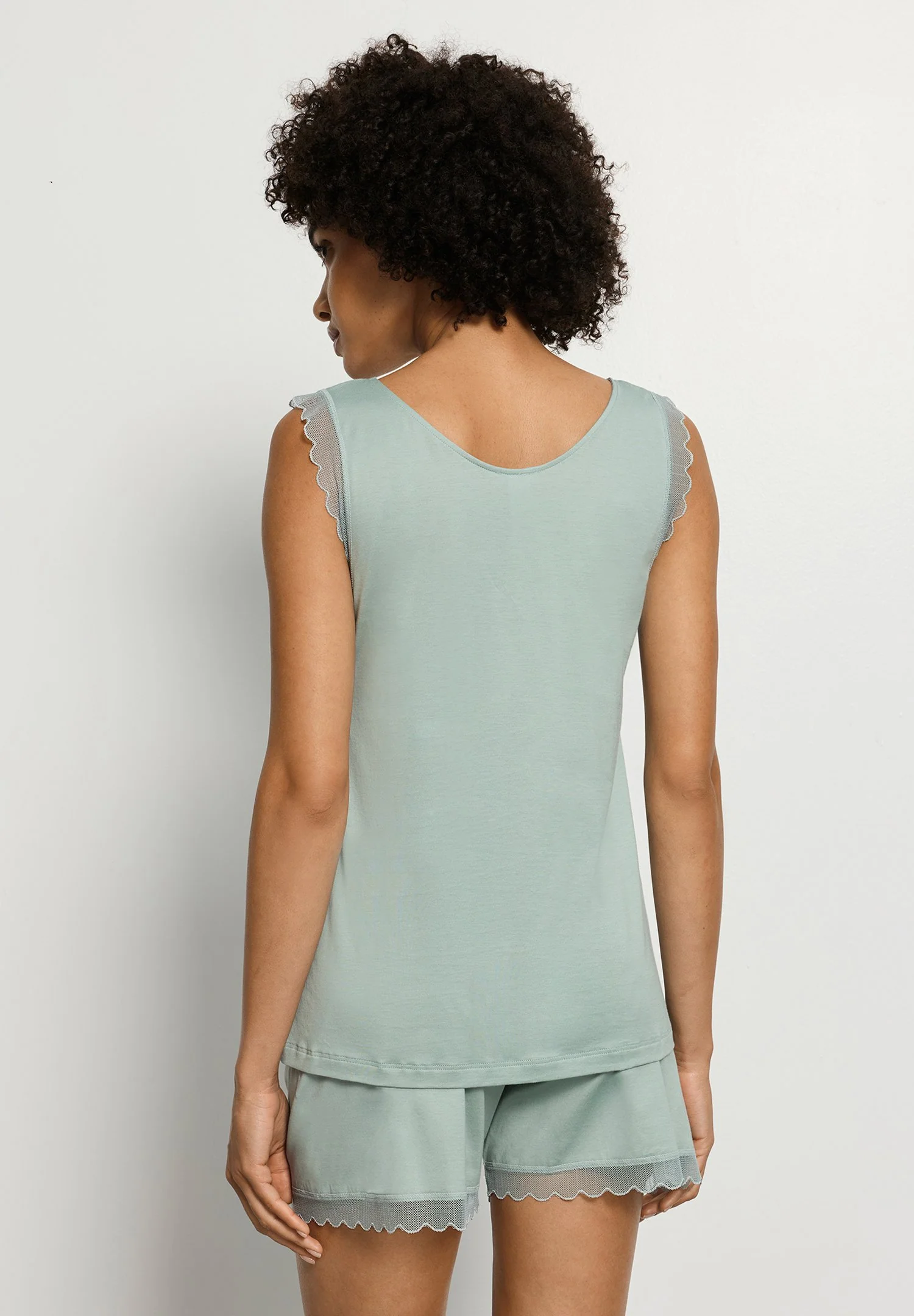 Inaya Sleeveless Short Pyjama | dark seafoam 074738-072733 - Image 5
