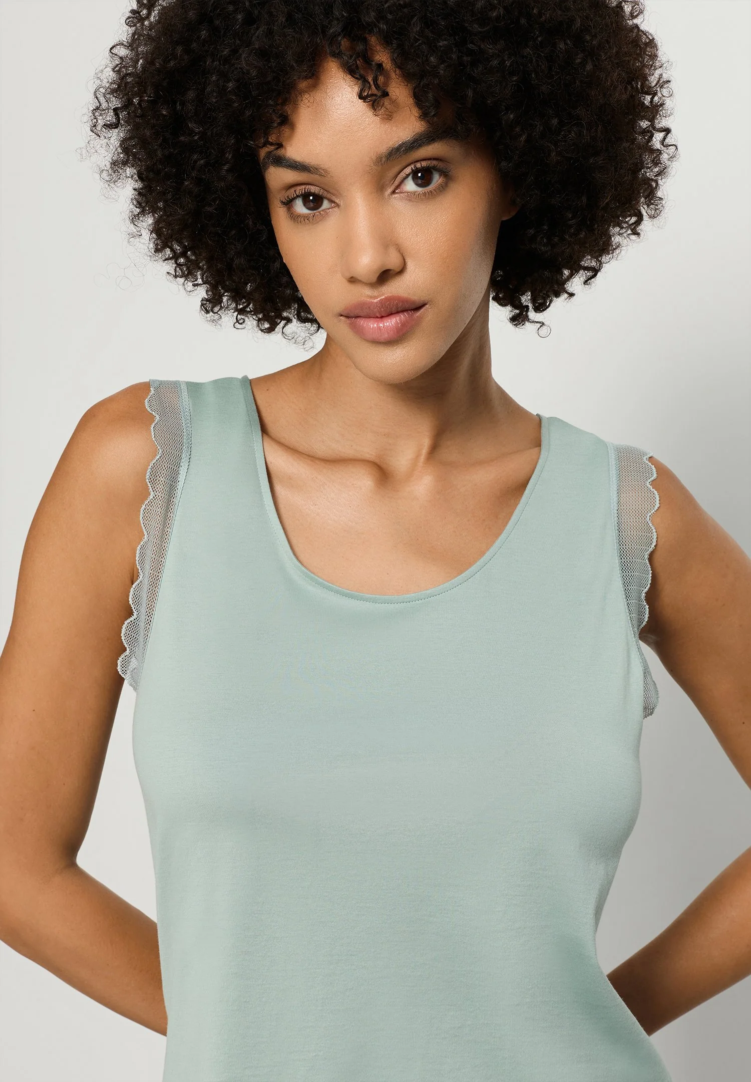 Inaya Sleeveless Short Pyjama | dark seafoam 074738-072733 - Image 7