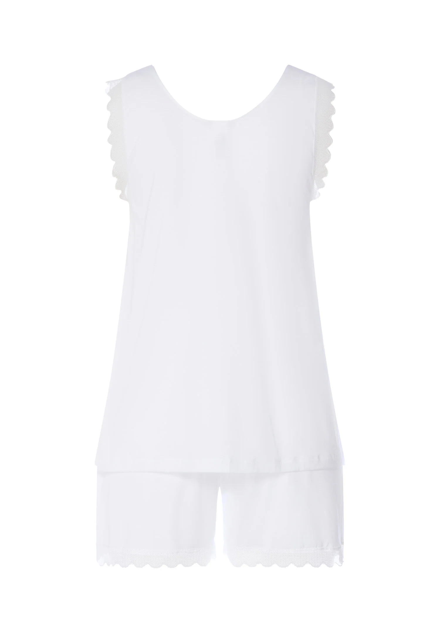 Inaya Sleeveless Short Pyjama | white 074738-070101 - Image 3