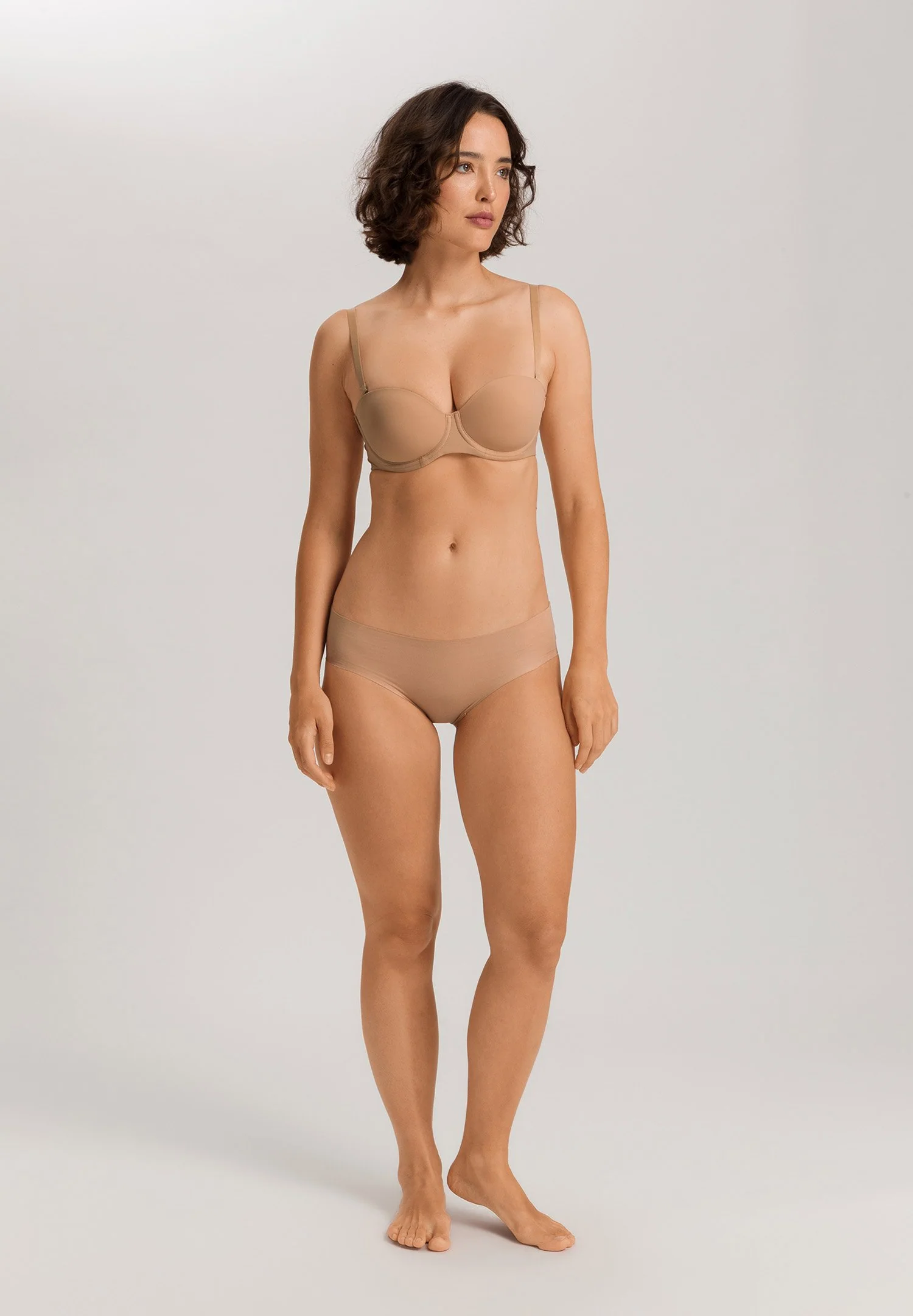 Invisible Cotton Midi Briefs | beige 071243-071272 - Image 5