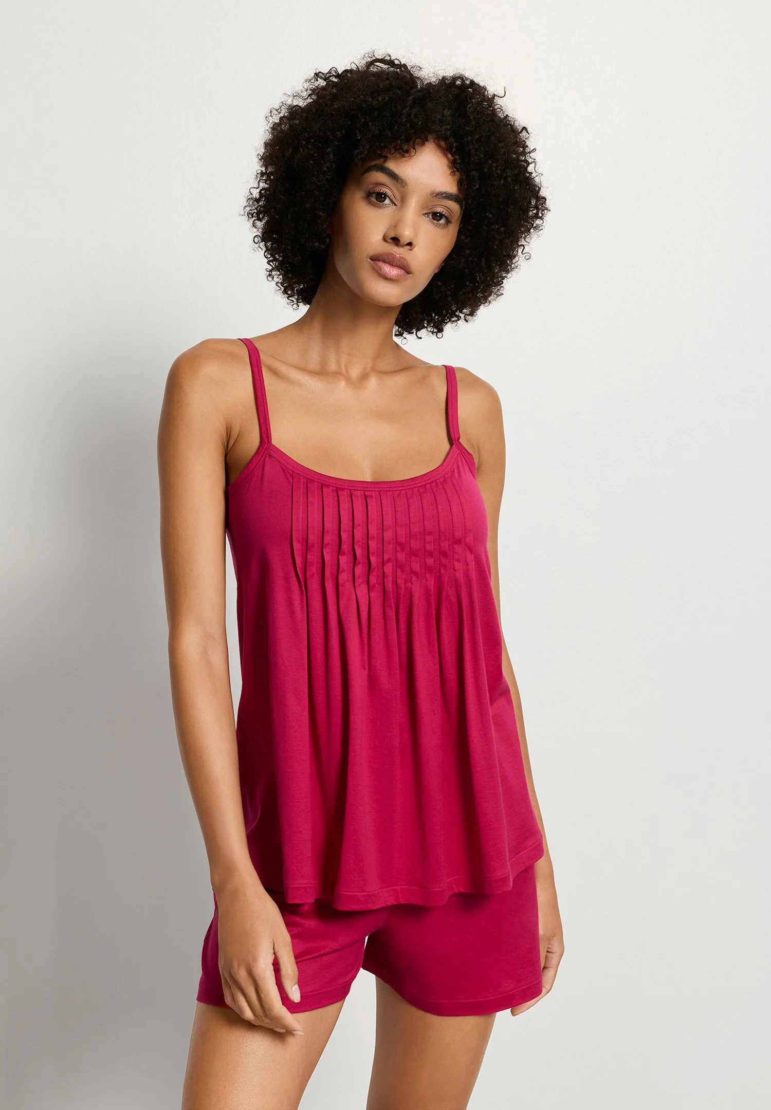 Juliet Sleeveless Short Pyjama | light sangria 077705-072465 - Image 3