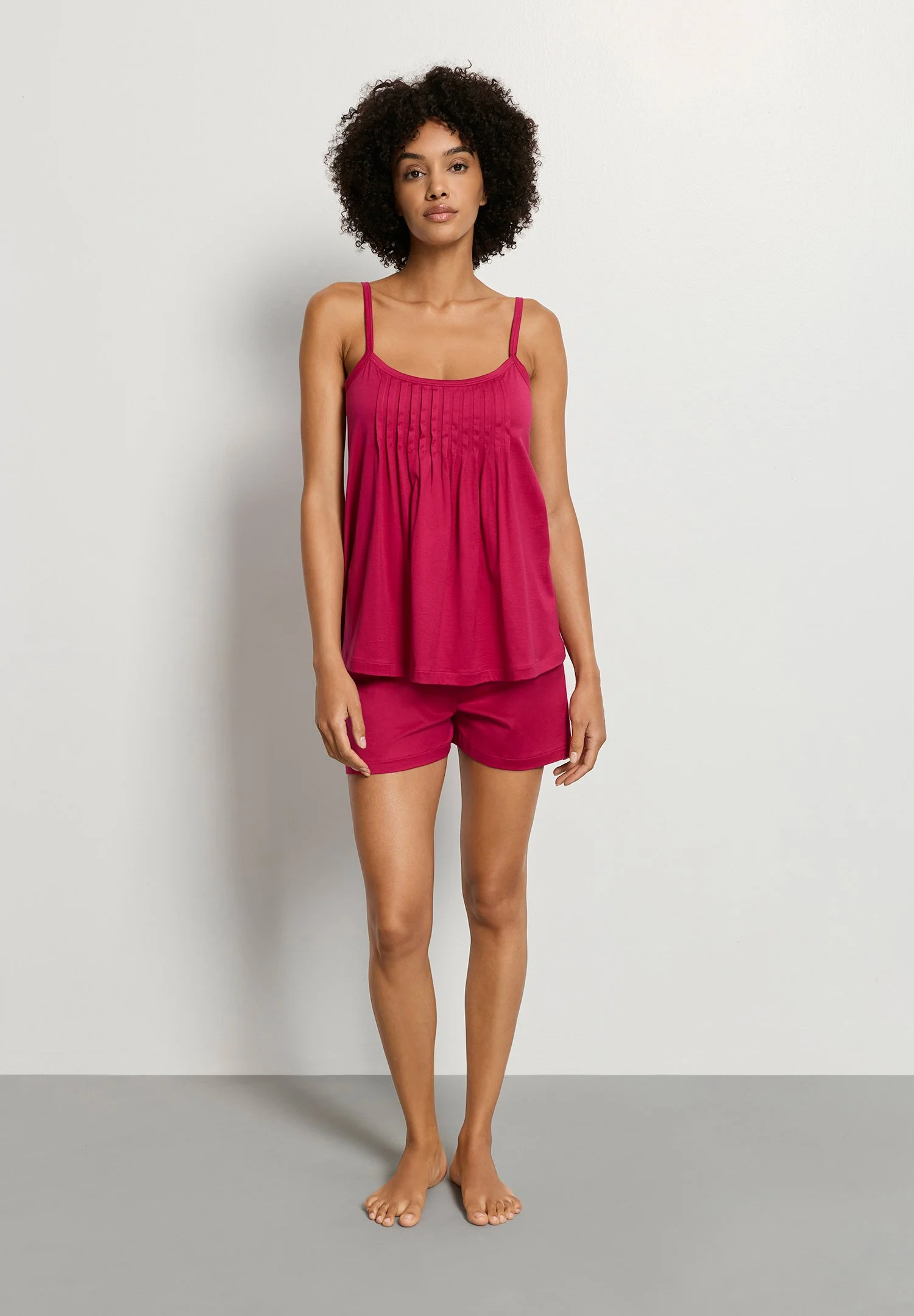 Juliet Sleeveless Short Pyjama | light sangria 077705-072465 - Image 6