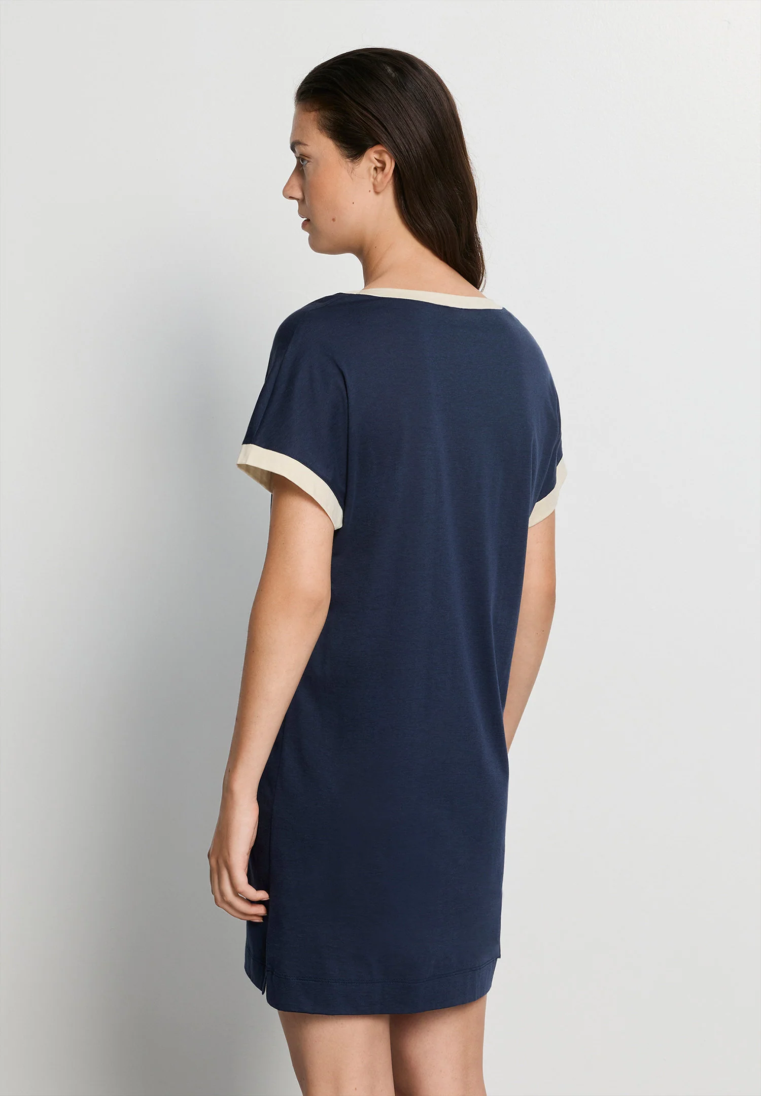 Laura S/SLV Nightdress 85cm | deep navy 074264-071610 - Image 4