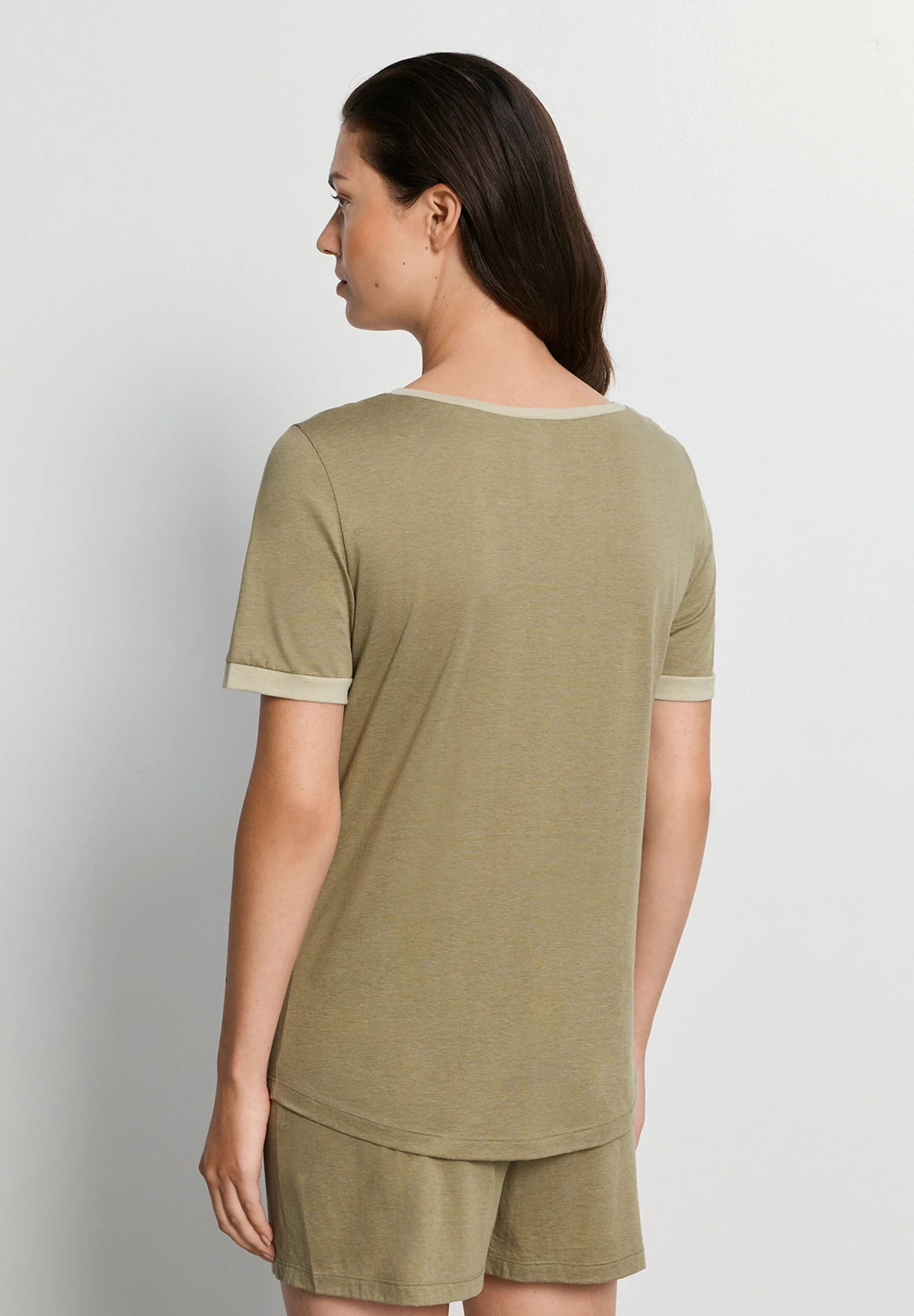 Laura S/SLV Pajama | covert green 074262-072727 - Image 4