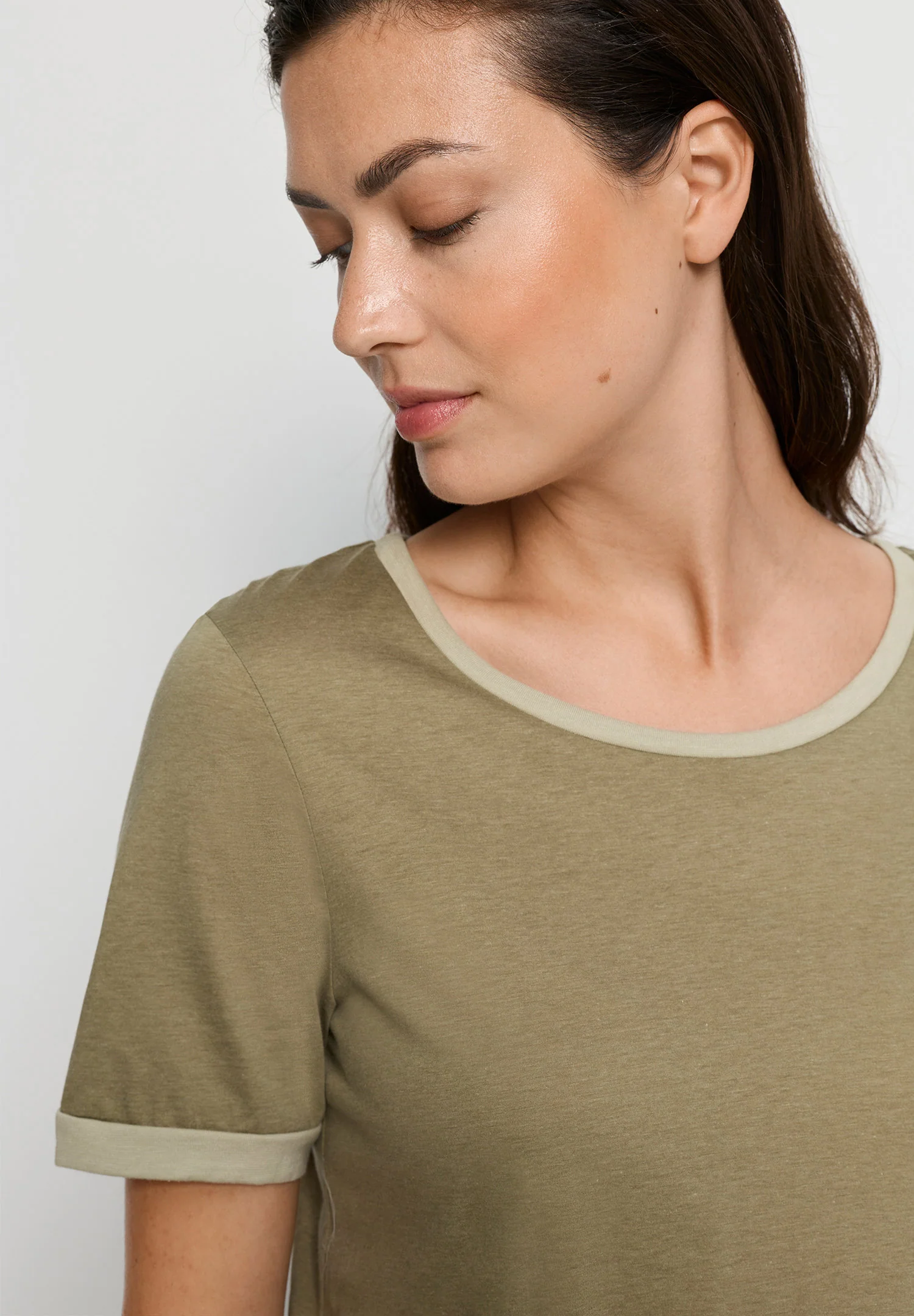 Laura S/SLV Pajama | covert green 074262-072727 - Image 6