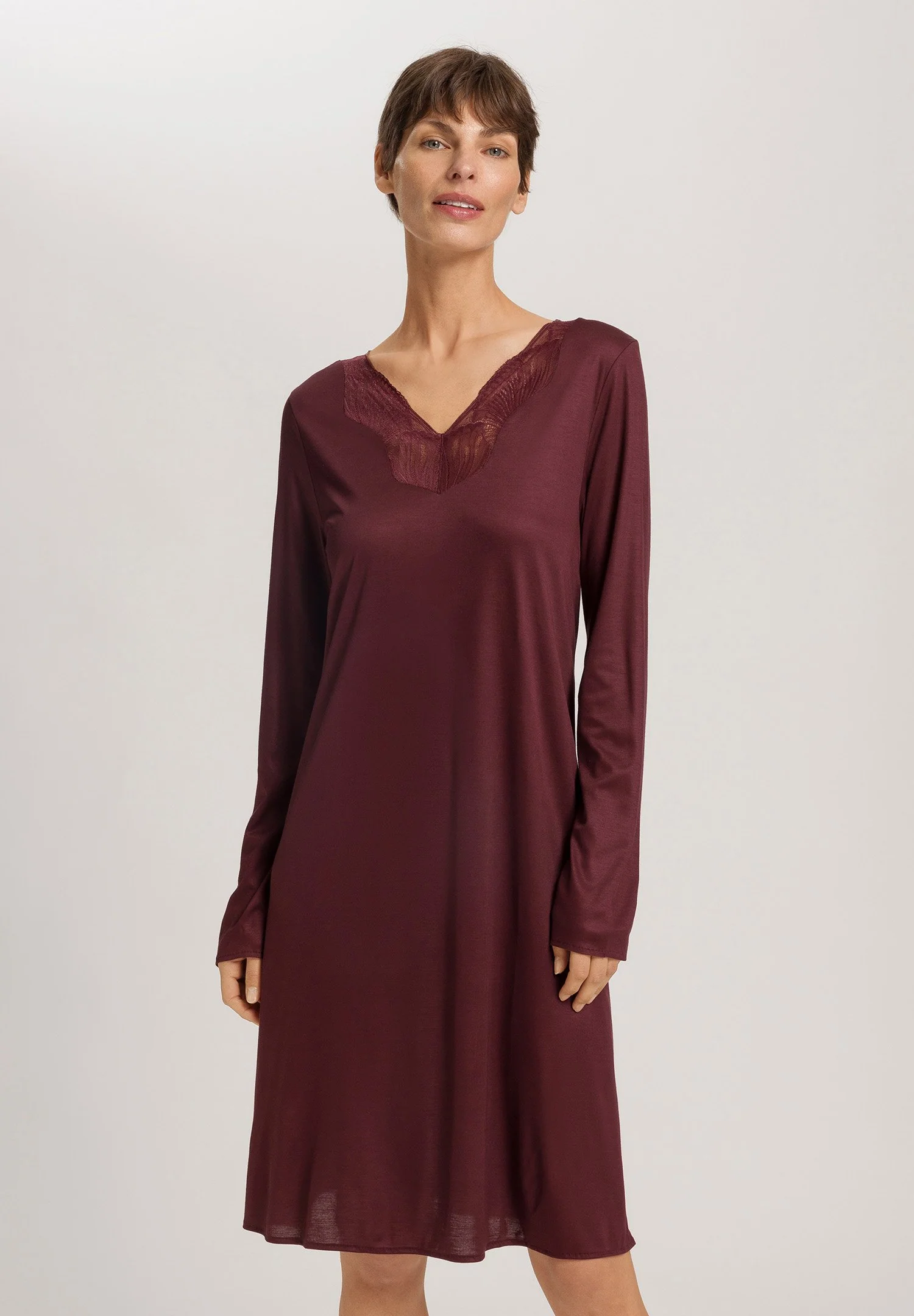 Lilith NW L/SLV Nightdress 100cm | vivid brown 074783-072421 - Image 2