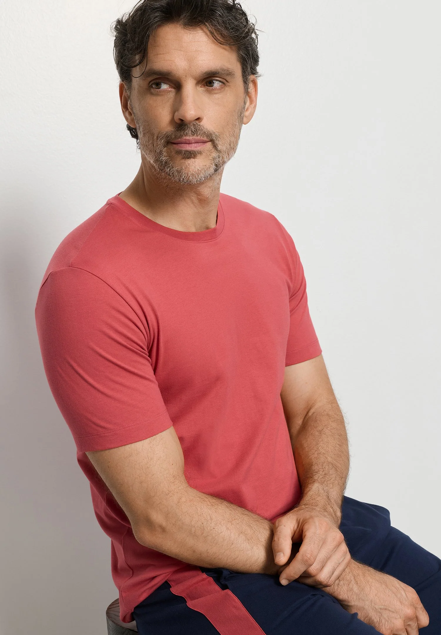 Living Shirts S/SLV Shirt | garnet rose 075050-072420 - Image 6