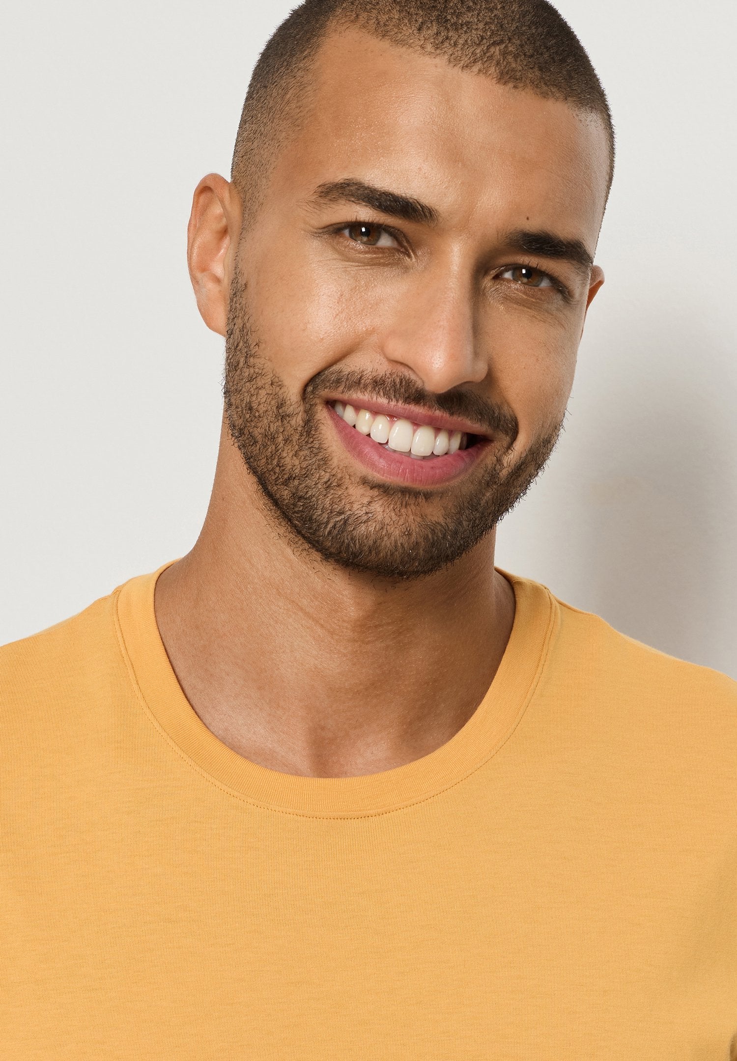 Living Shirts S/SLV Shirt | pastel pumpkin 075050-072278 - Image 6