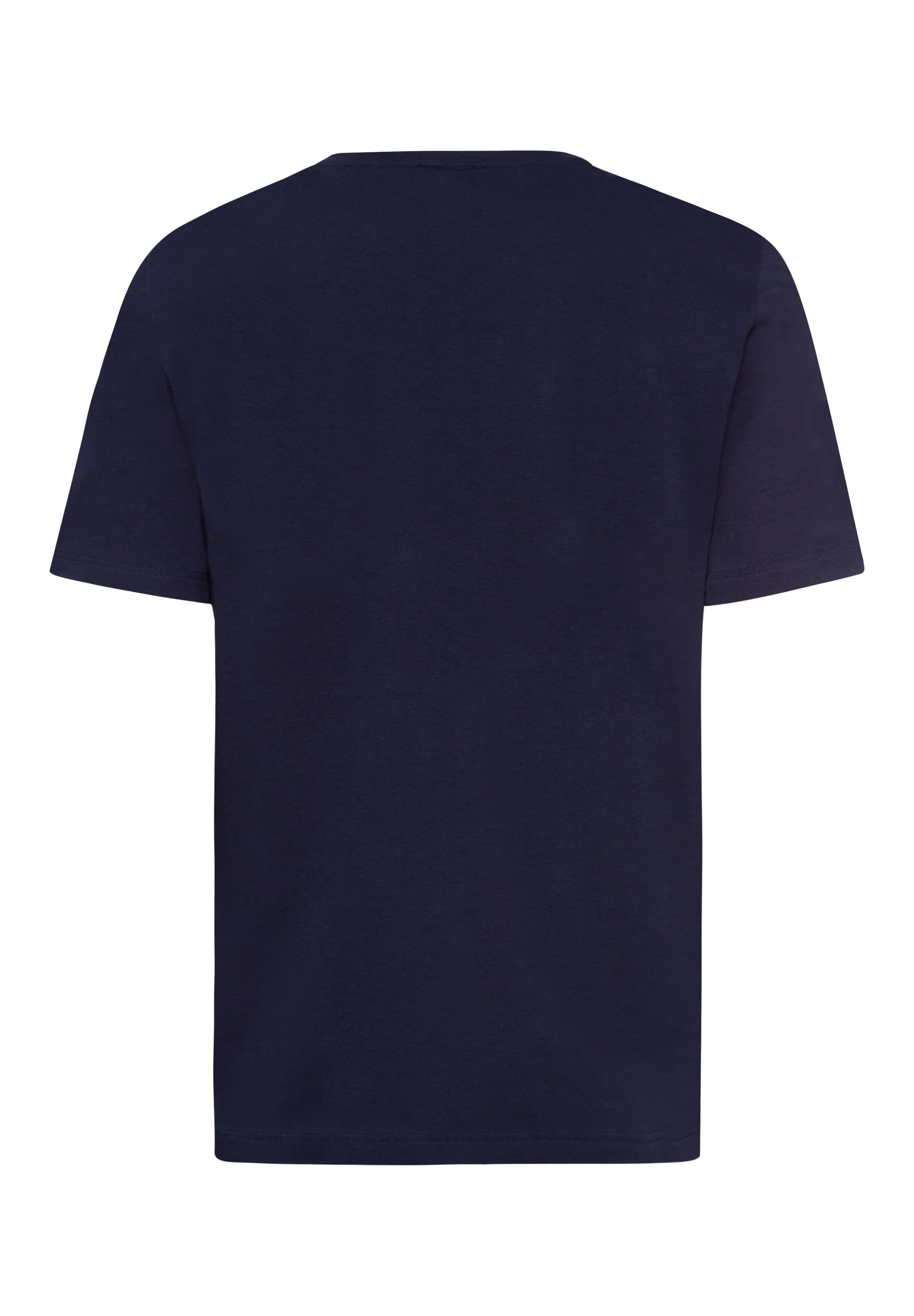Living Shirts S/SLV Shirt V-Neck | deep navy 075051-071610 - Image 3
