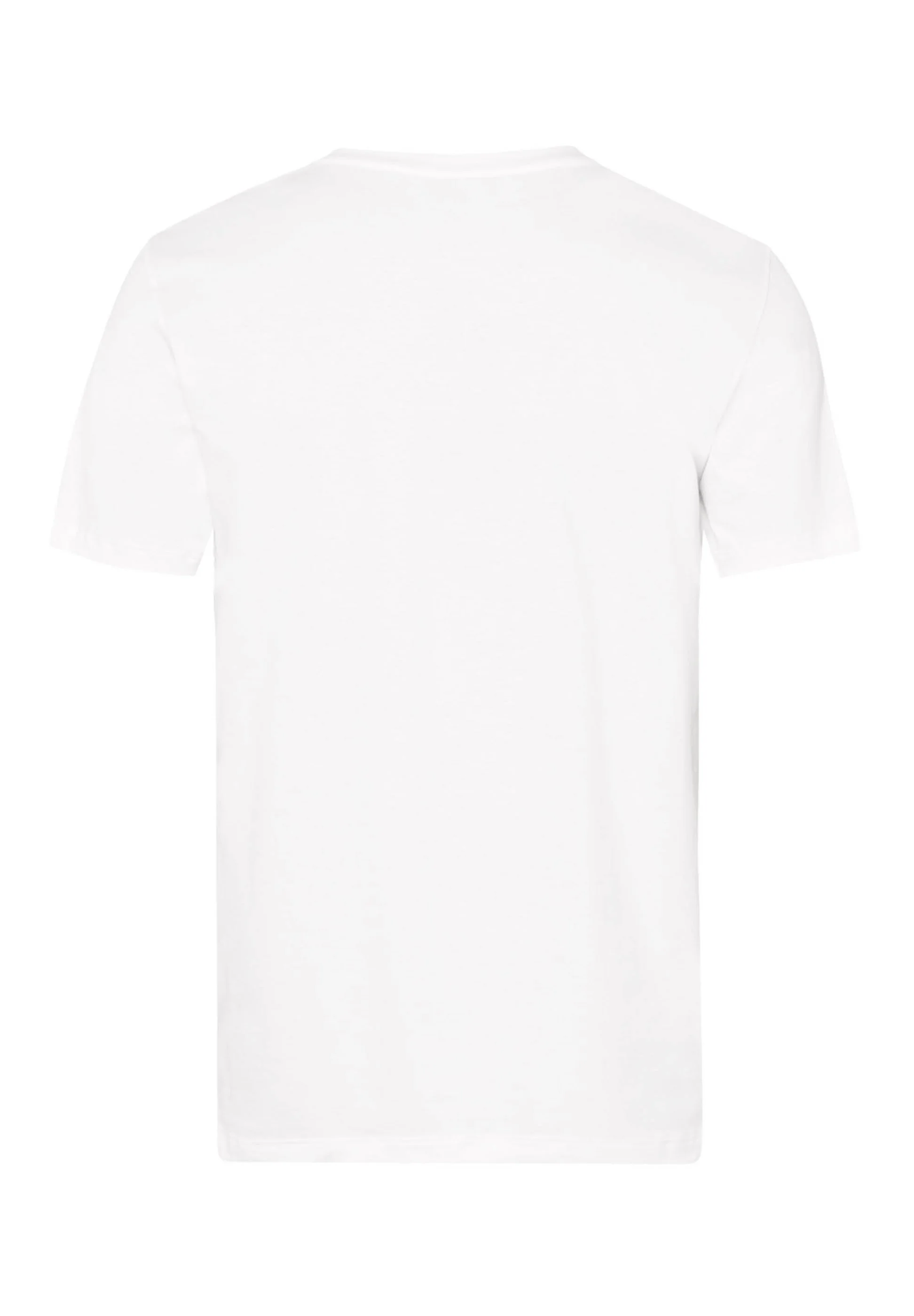 Living Shirts S/SLV Shirt V-Neck | white 075051-070101 - Image 3