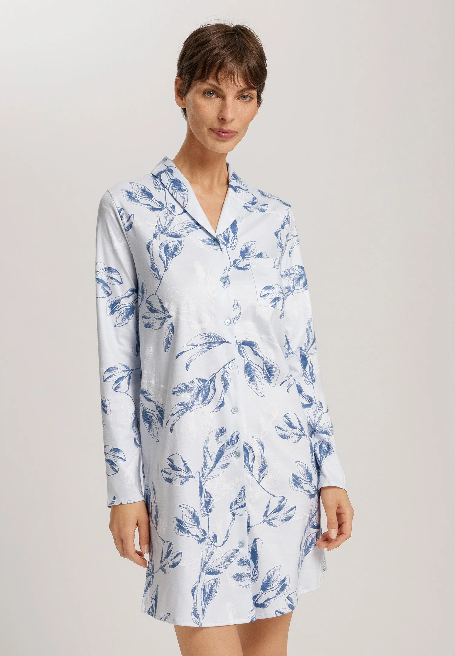 Loungy Nights L/SLV Nightdress 90cm | frosty garden 074970-073052 - Image 2