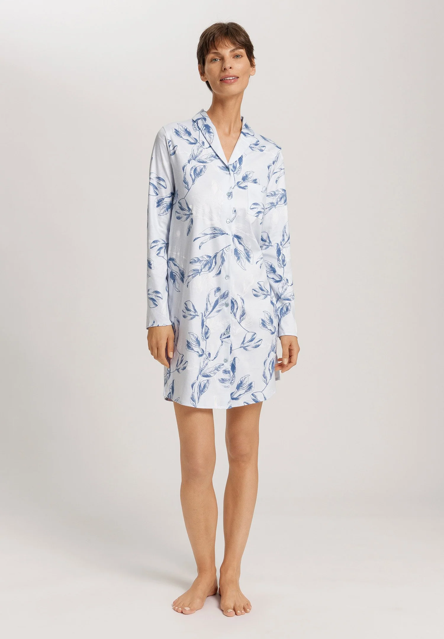 Loungy Nights L/SLV Nightdress 90cm | frosty garden 074970-073052 - Image 5