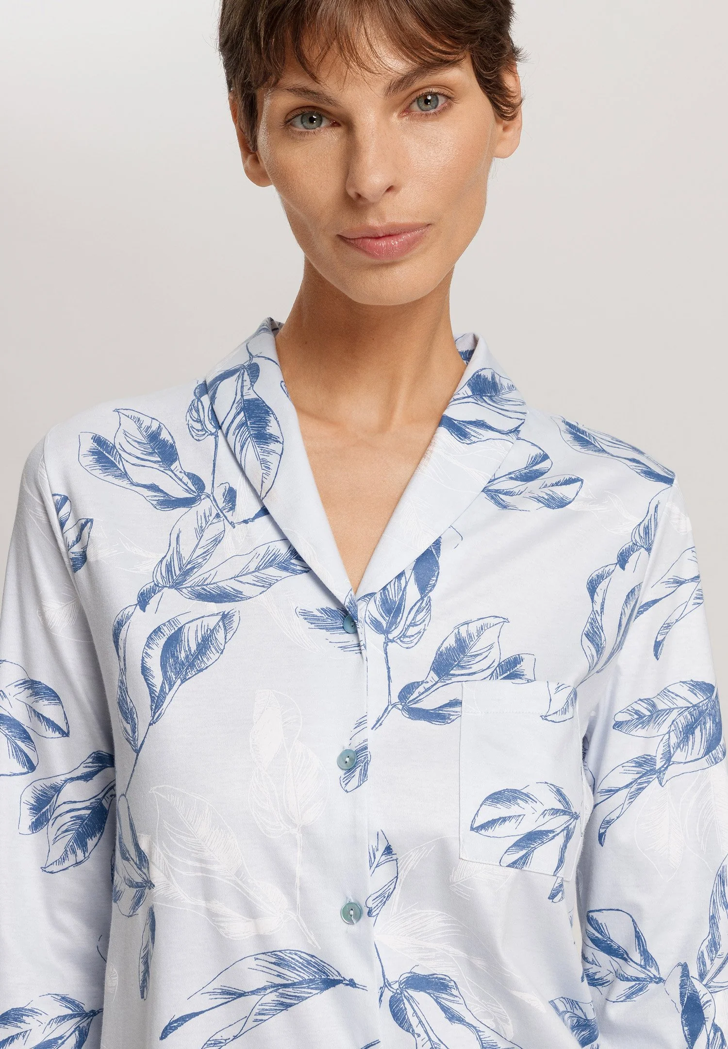 Loungy Nights L/SLV Nightdress 90cm | frosty garden 074970-073052 - Image 6