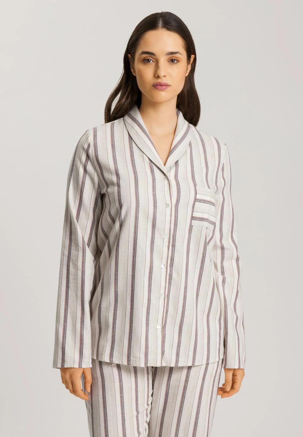 Loungy Nights L/SLV Shirt | meraki stripe 074967-072165 - Image 2