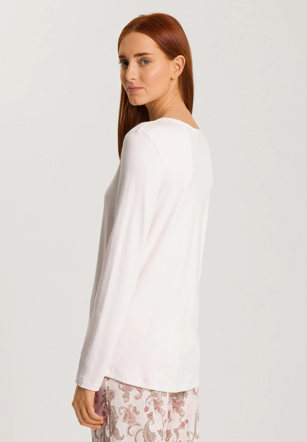 Loungy Nights L/SLV Shirt | rose cream 076491-071393 - Image 4