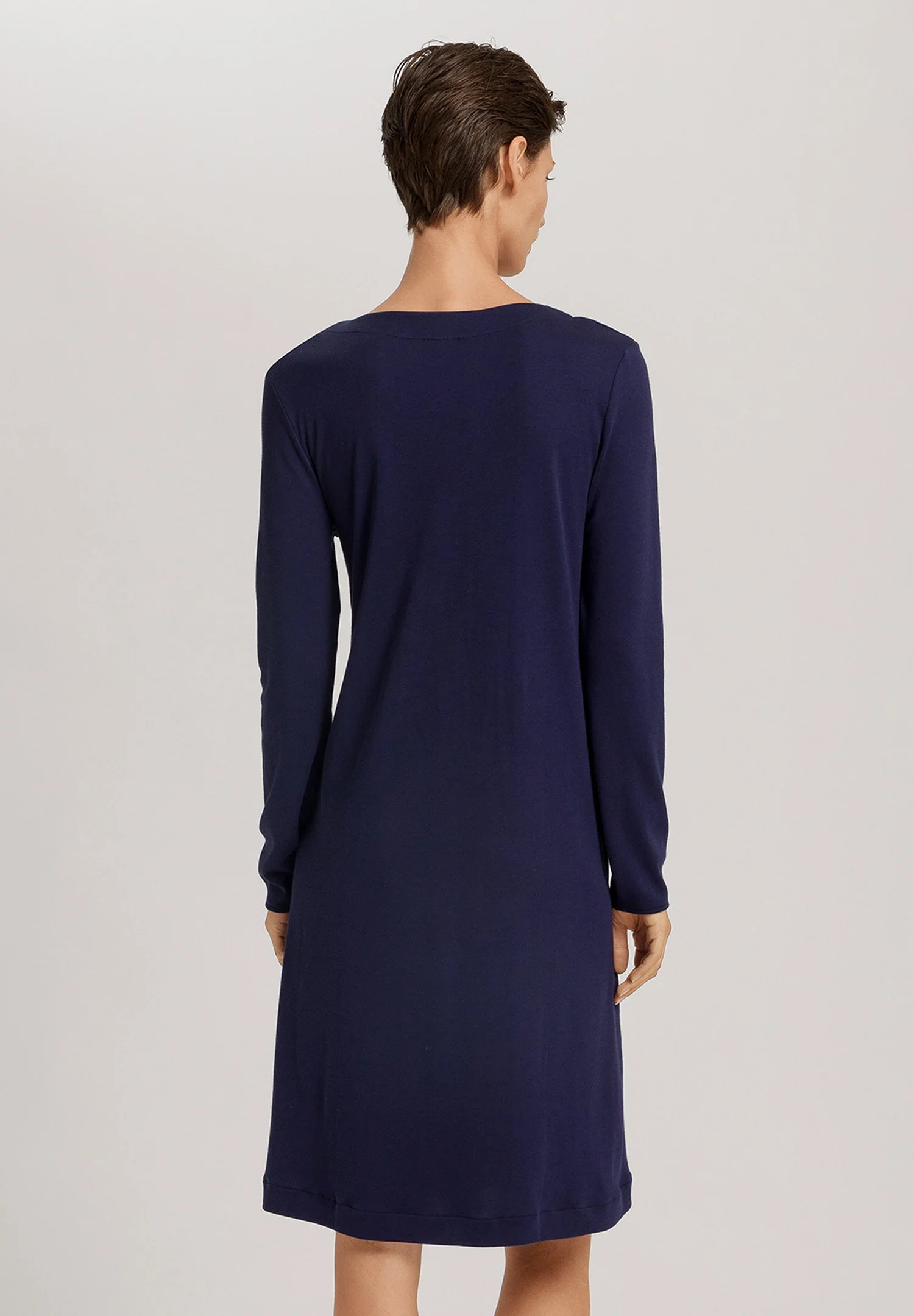 Malena L/SLV Nightdress 100cm | night blue 074764-072624 - Image 4