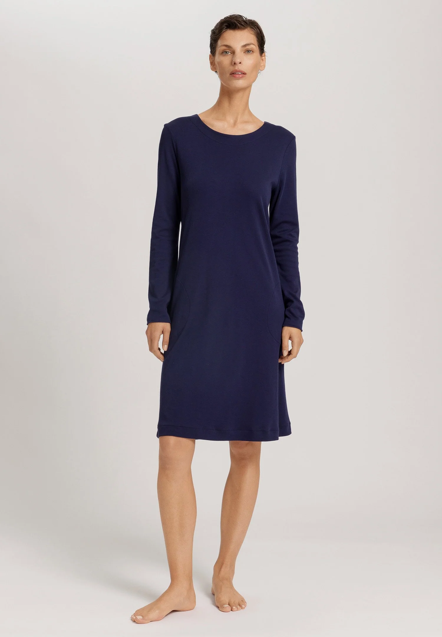 Malena L/SLV Nightdress 100cm | night blue 074764-072624 - Image 5