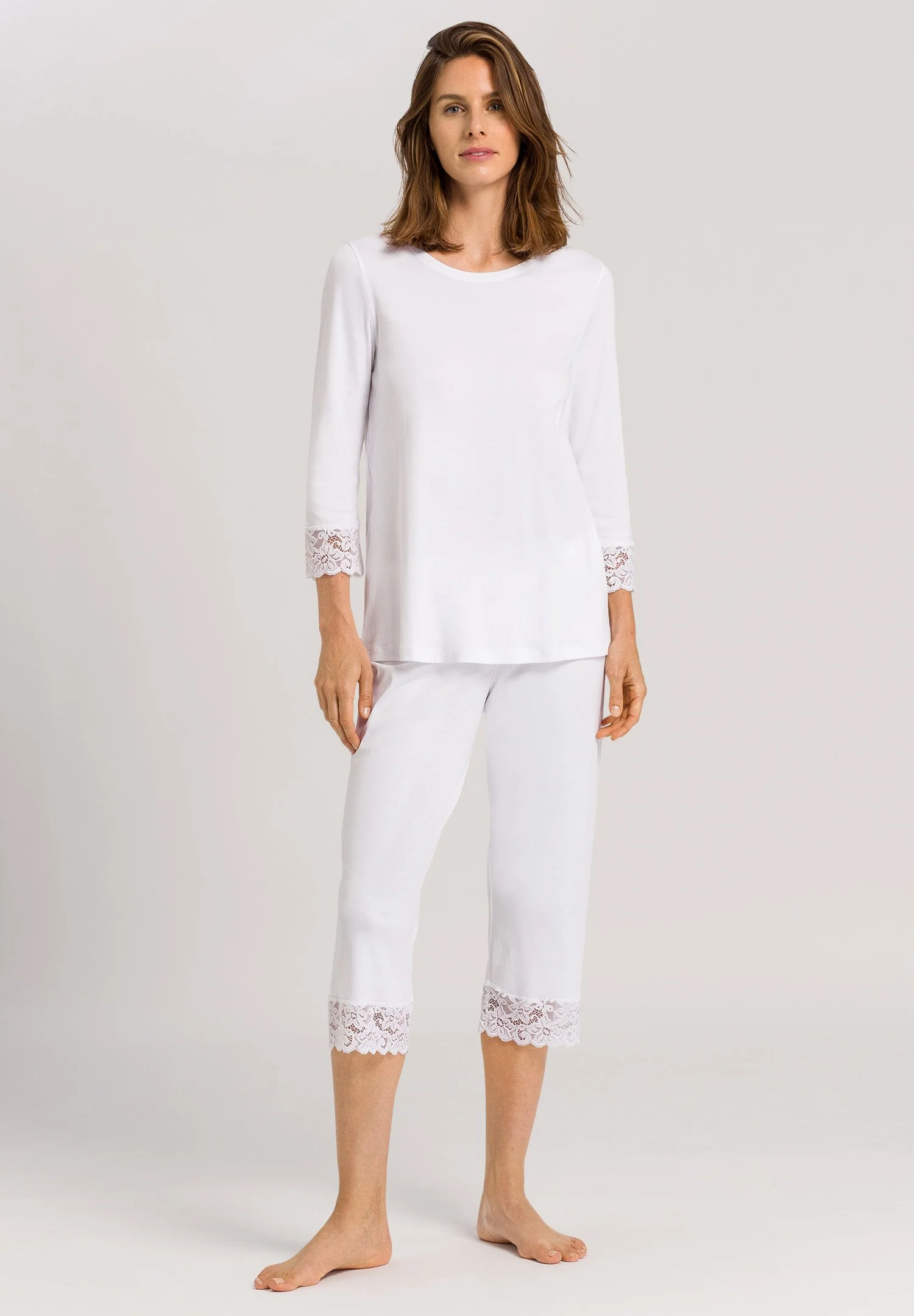 Moments NW 3/4 SLV Pajama | white 077928-070101 - Image 2