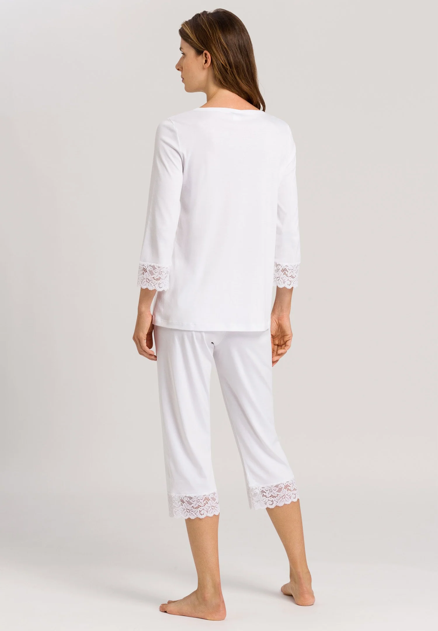 Moments NW 3/4 SLV Pajama | white 077928-070101 - Image 4