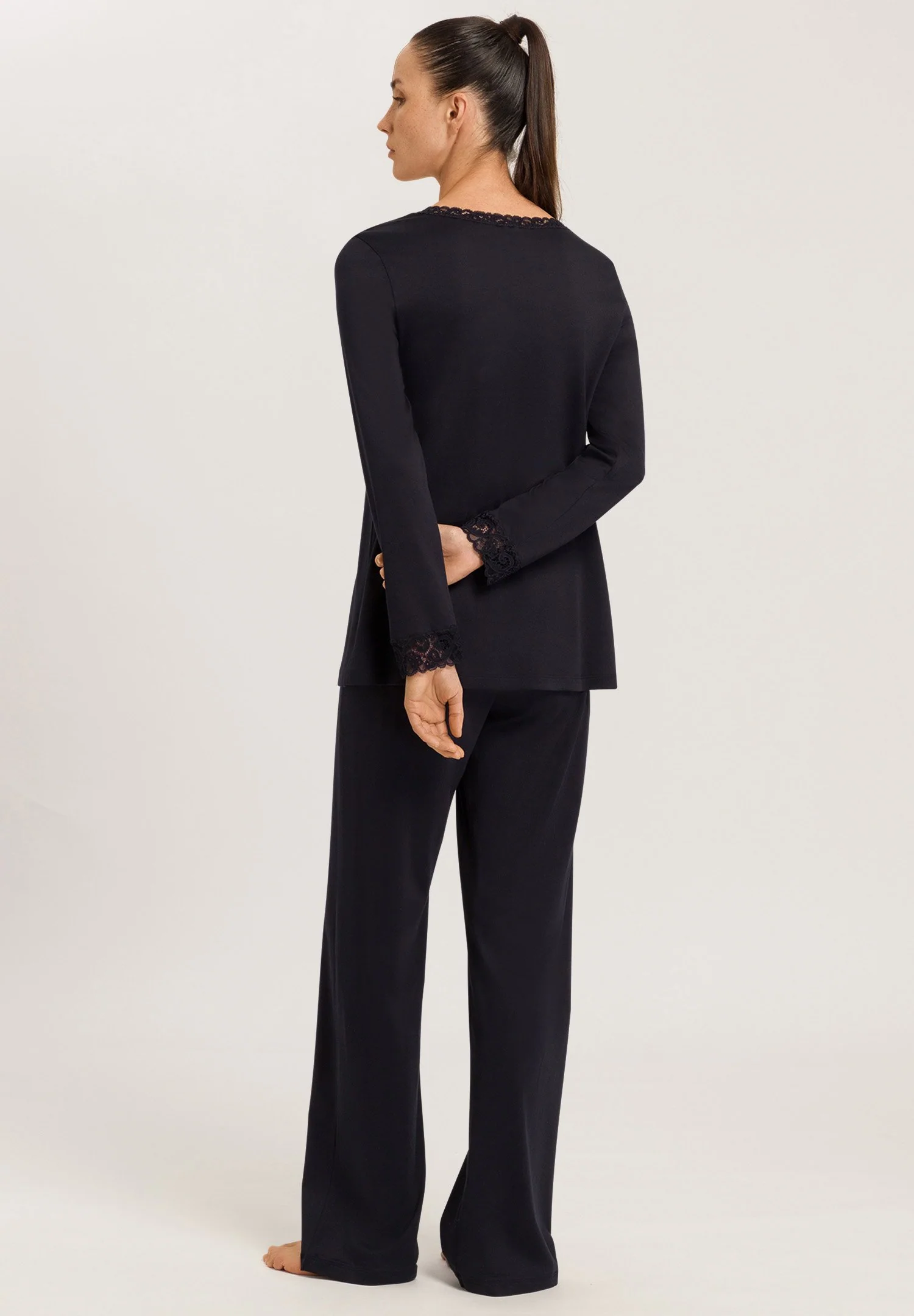 Moments NW L/SLV Pajama | black 077041-070019 - Image 4