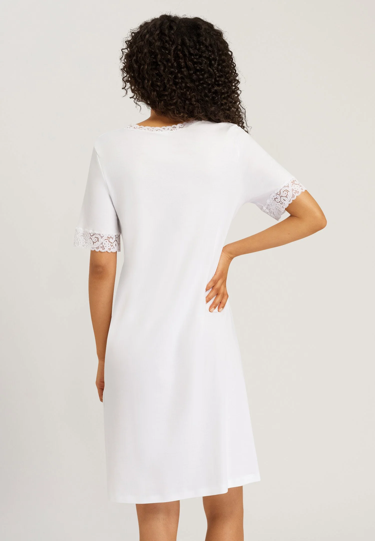 Moments NW S/SLV Nightdress 100cm | white 077040-070101 - Image 4
