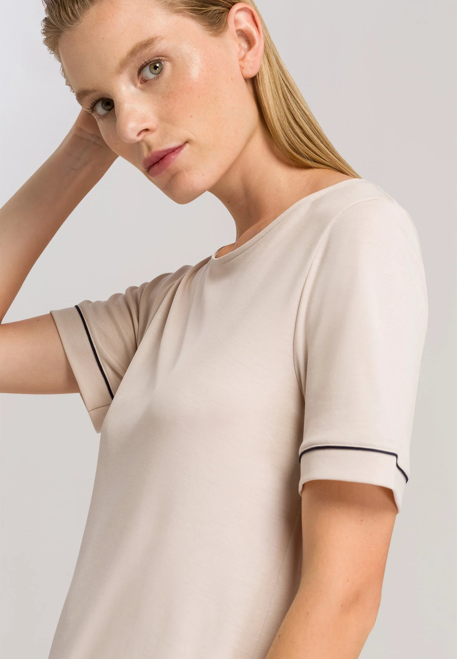 Natural Comfort S/SLV Nightdress 90cm | almond 077963-071809 - Image 6