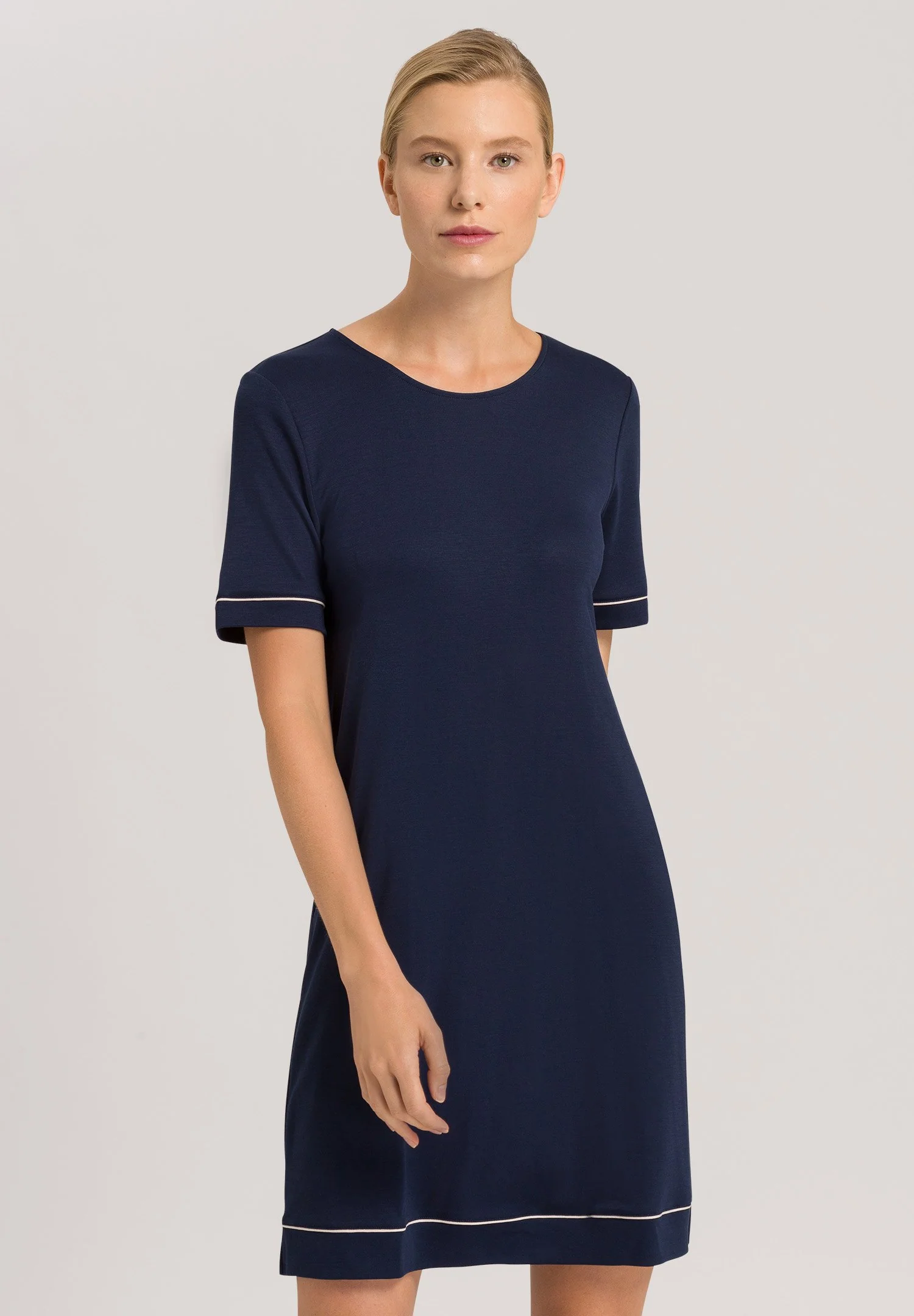 Natural Comfort S/SLV Nightdress 90cm | deep navy 077963-071610 - Image 2