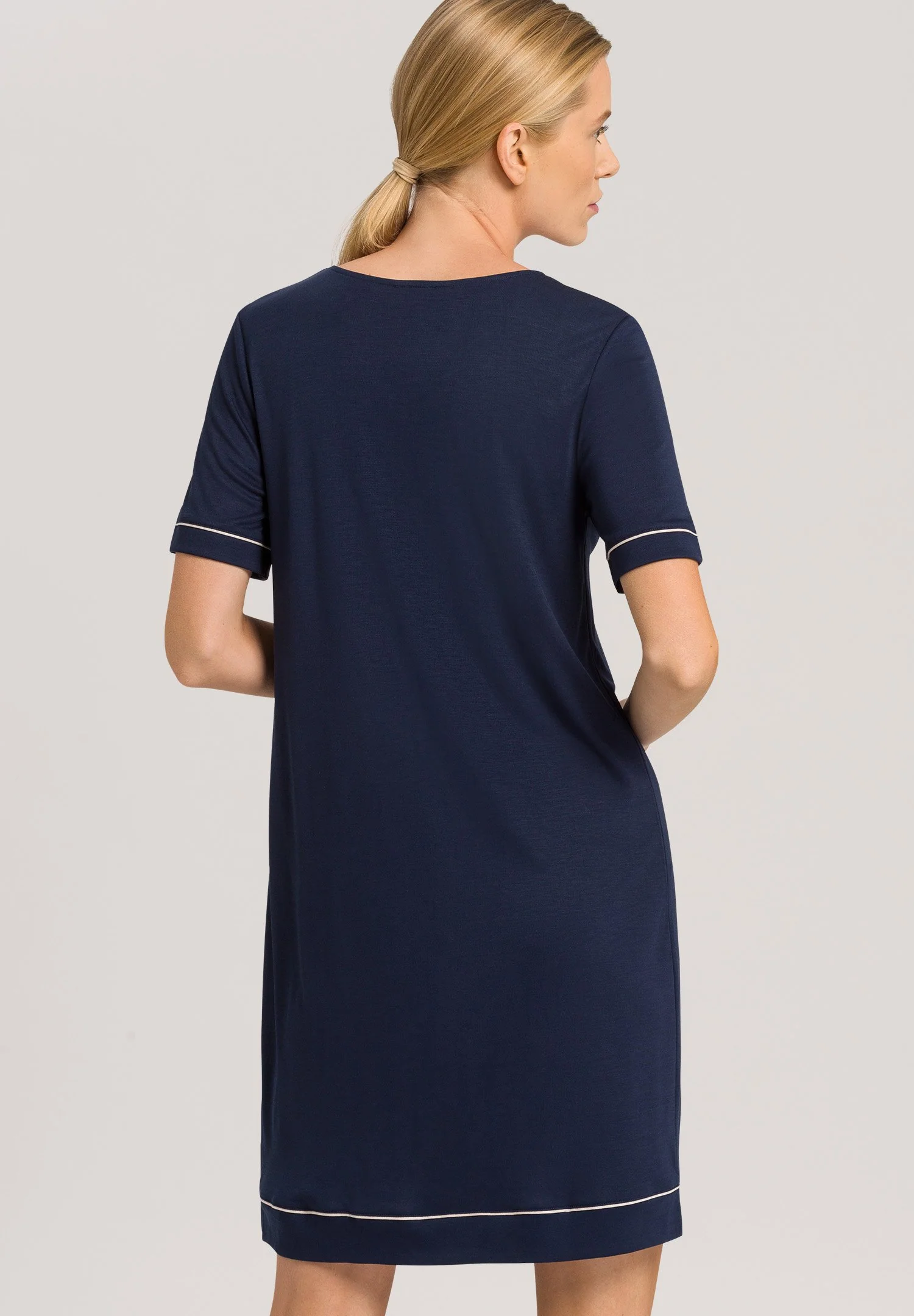 Natural Comfort S/SLV Nightdress 90cm | deep navy 077963-071610 - Image 4
