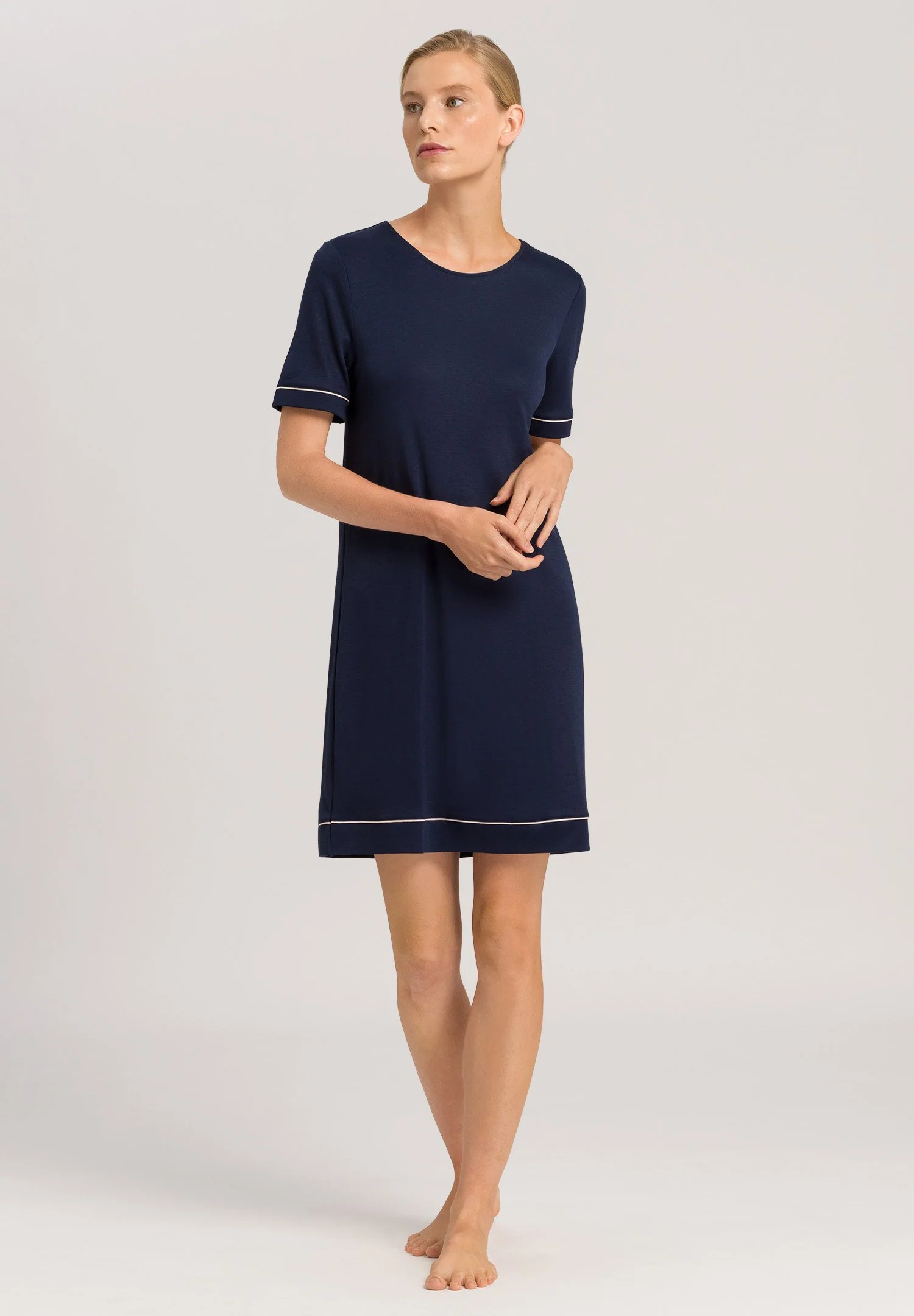 Natural Comfort S/SLV Nightdress 90cm | deep navy 077963-071610 - Image 5