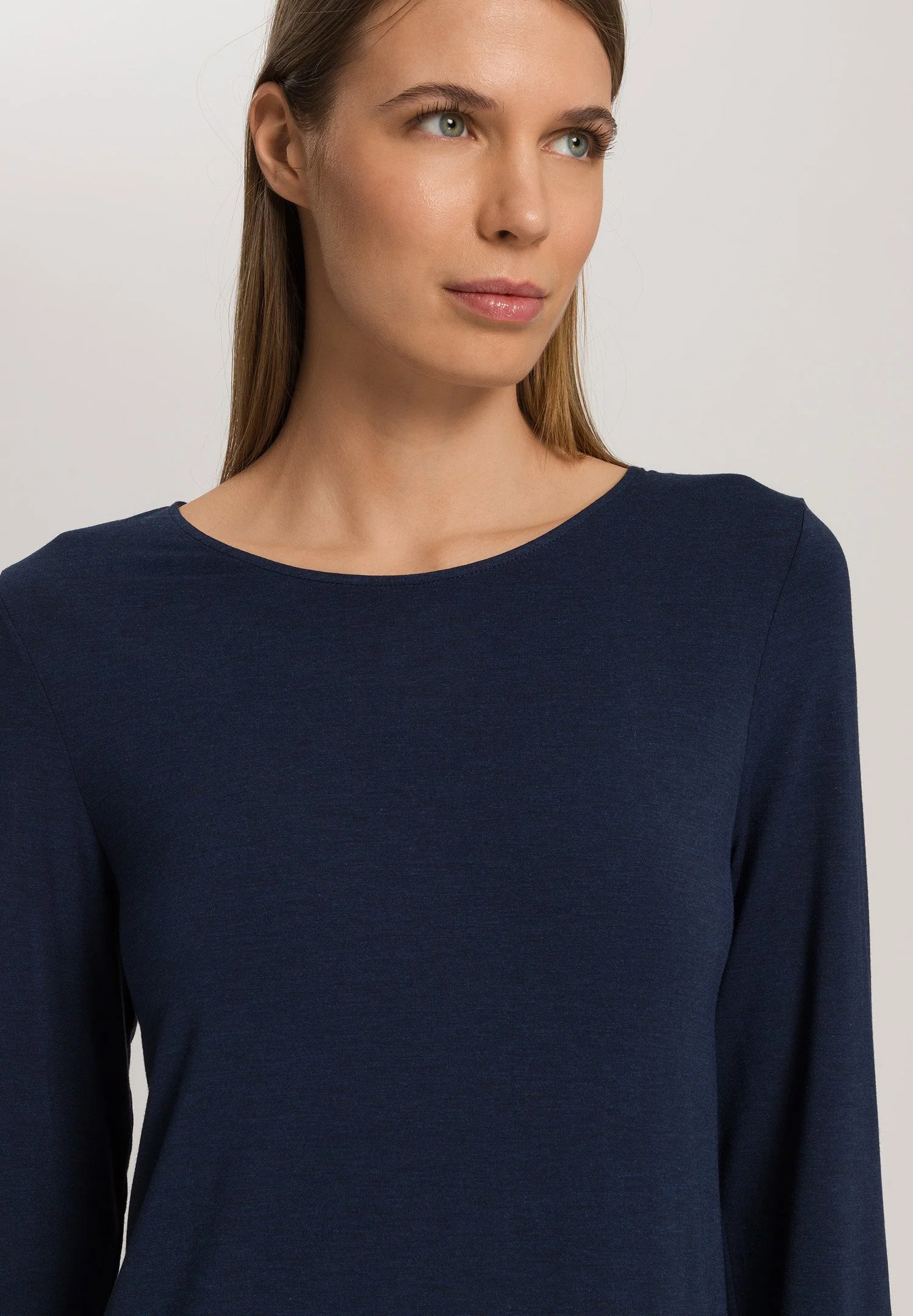 Natural Elegance L/SLV Nightdress 100cm | deep navy 074831-071610 - Image 6