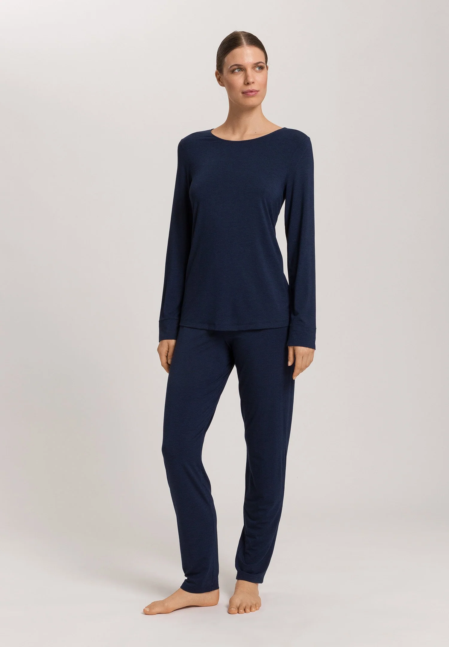 Natural Elegance L/SLV Pajama | deep navy 074951-071610 - Image 2
