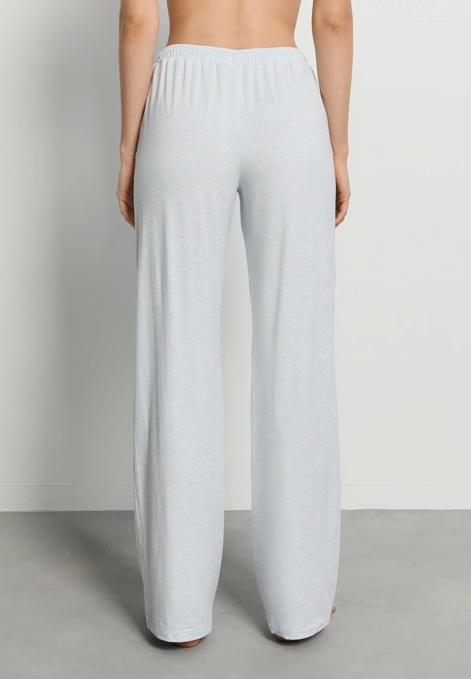 Natural Elegance Long Pants | watery blue melange 074953-073081 - Image 4