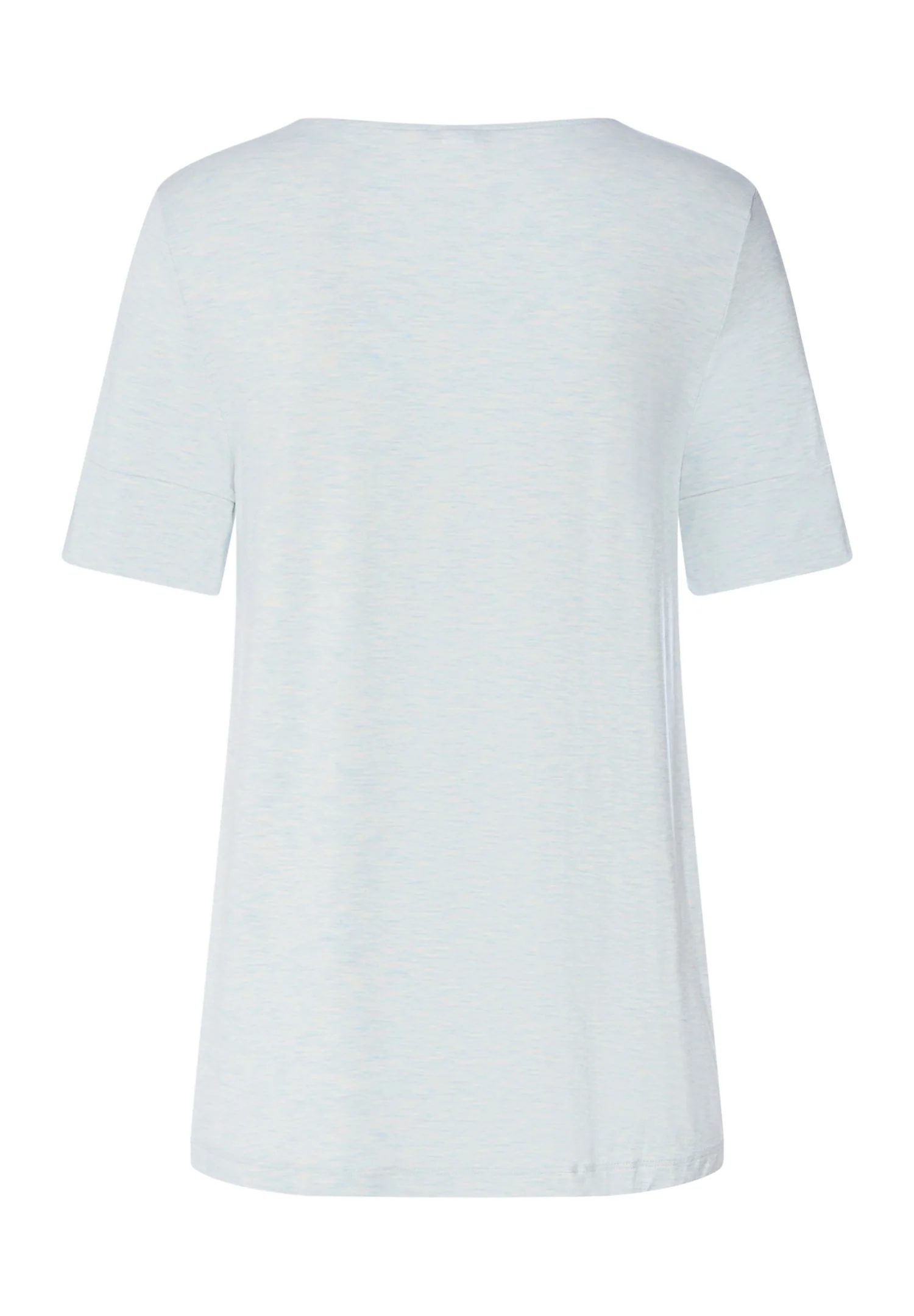Natural Elegance S/SLV Shirt | watery blue melange 074902-073081 - Image 3