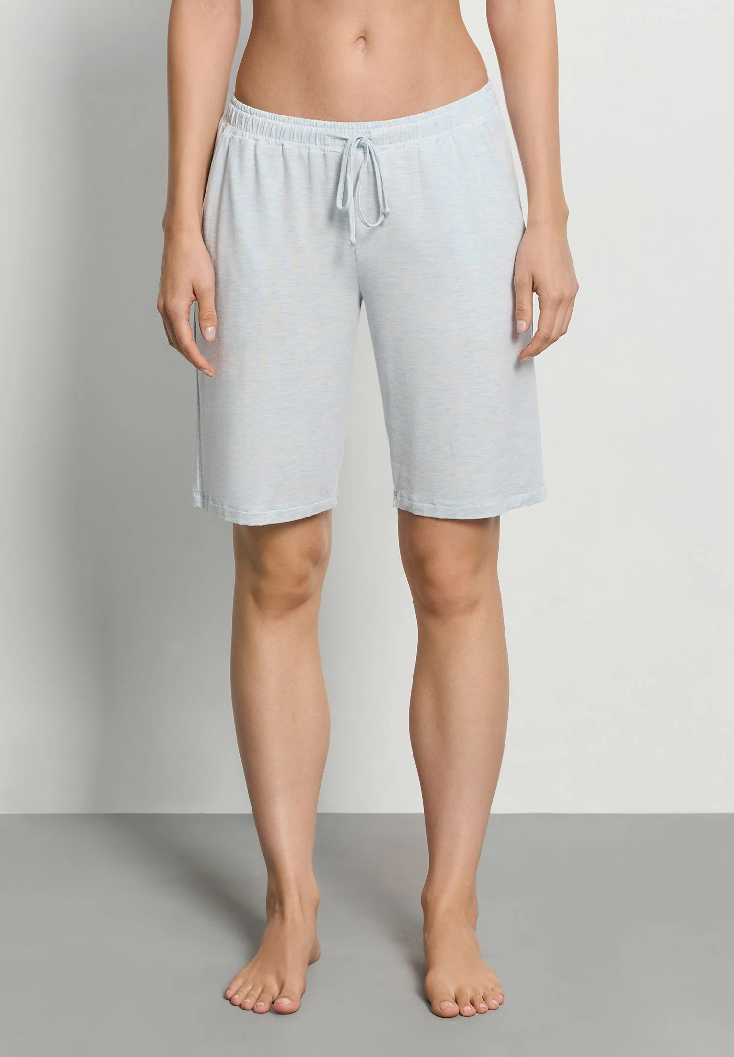 Natural Elegance Short Pants | watery blue melange 074903-073081 - Image 2
