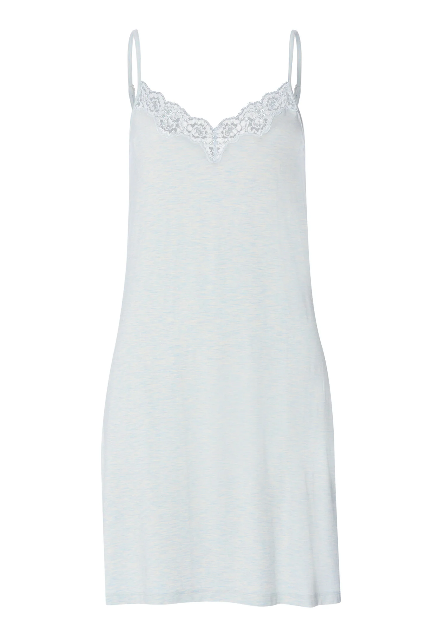 Natural Elegance Spaghetti Dress 90cm | watery blue melange 074901-073081