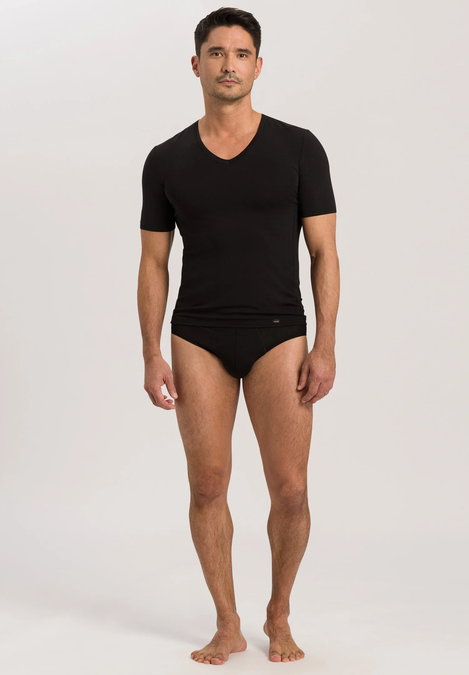 Natural Function S/SLV Shirt V-Neck | deep black 073185-072197 - Image 5